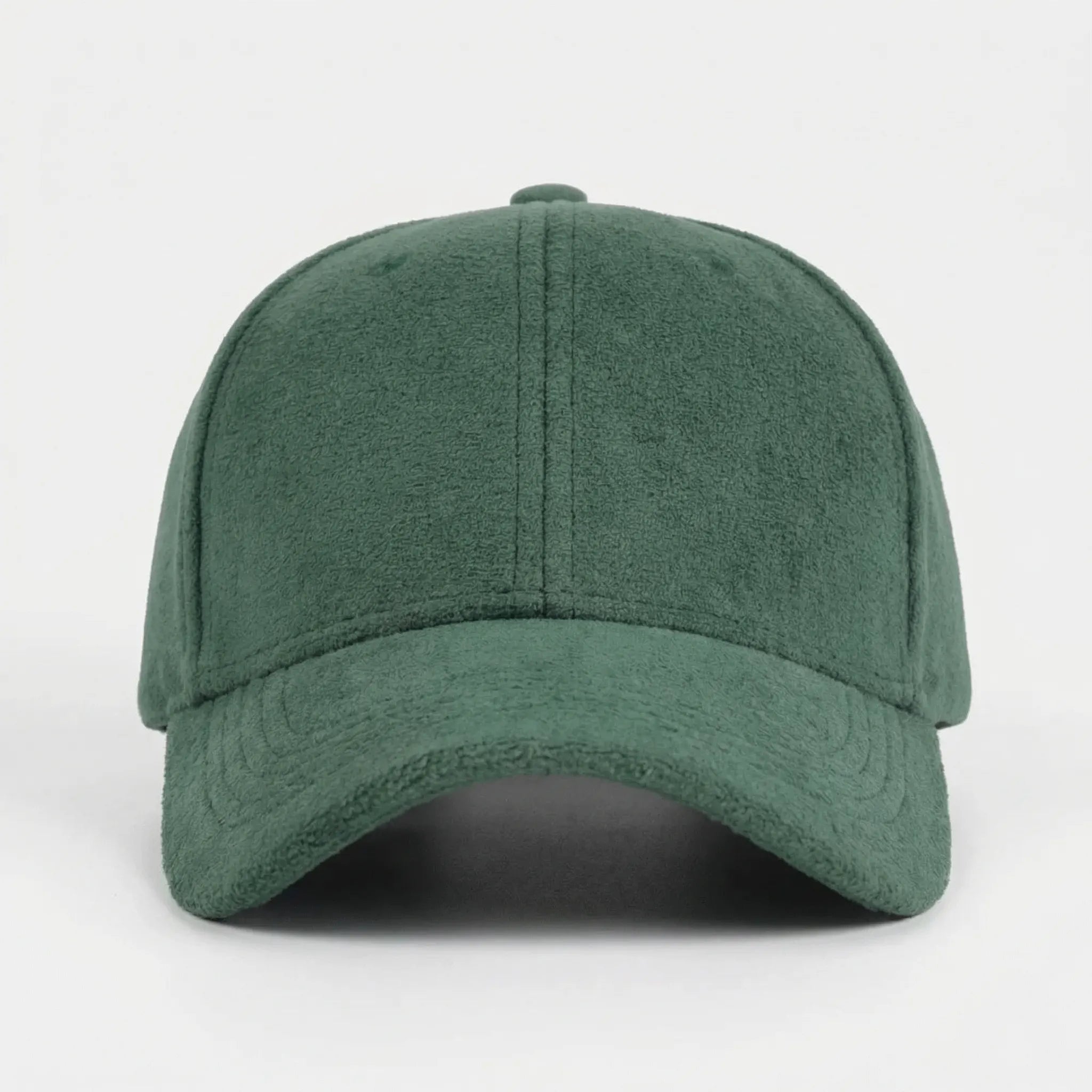 Retro suede baseball cap with snapback closure in unisex fit
