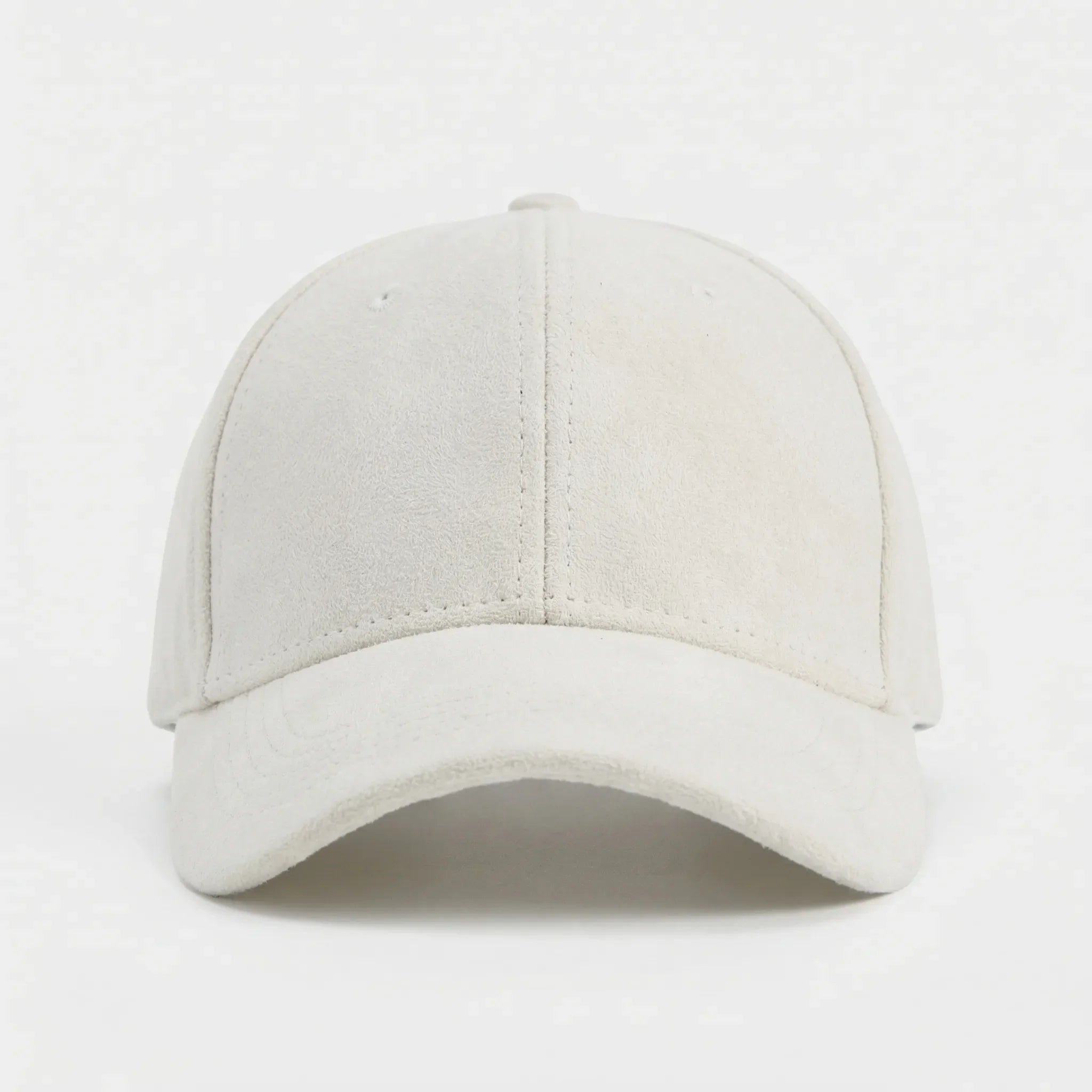 Retro suede baseball cap with snapback closure in unisex fit