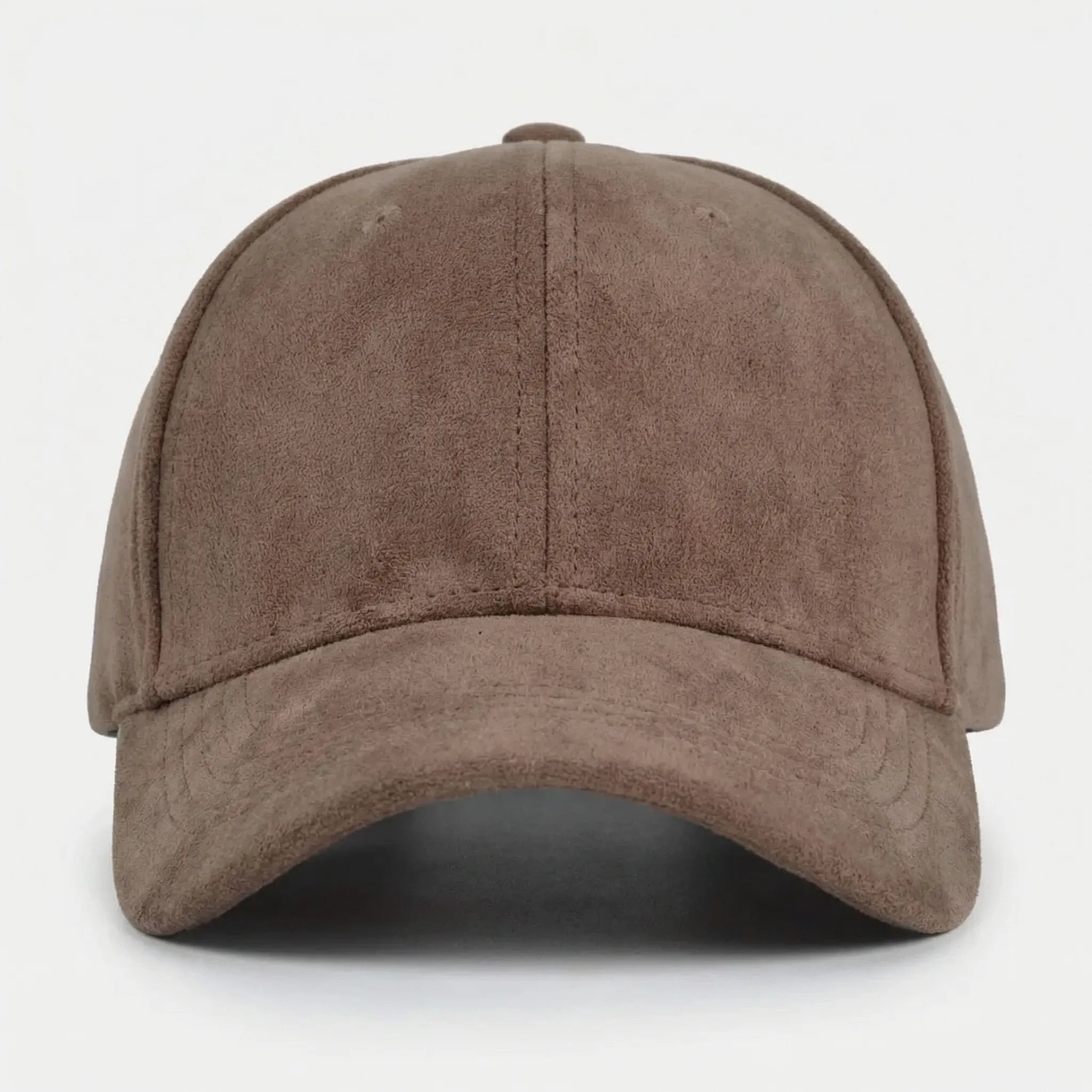 Retro suede baseball cap with snapback closure in unisex fit