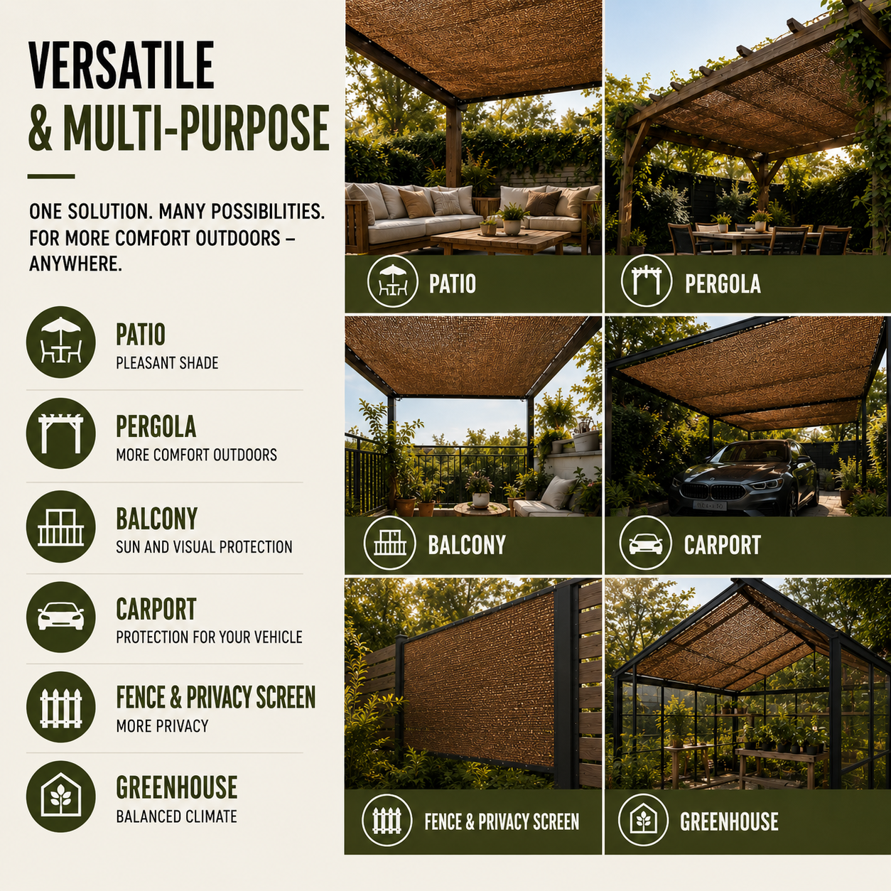 Celrien | SolariMesh Outdoor Shade Canopy