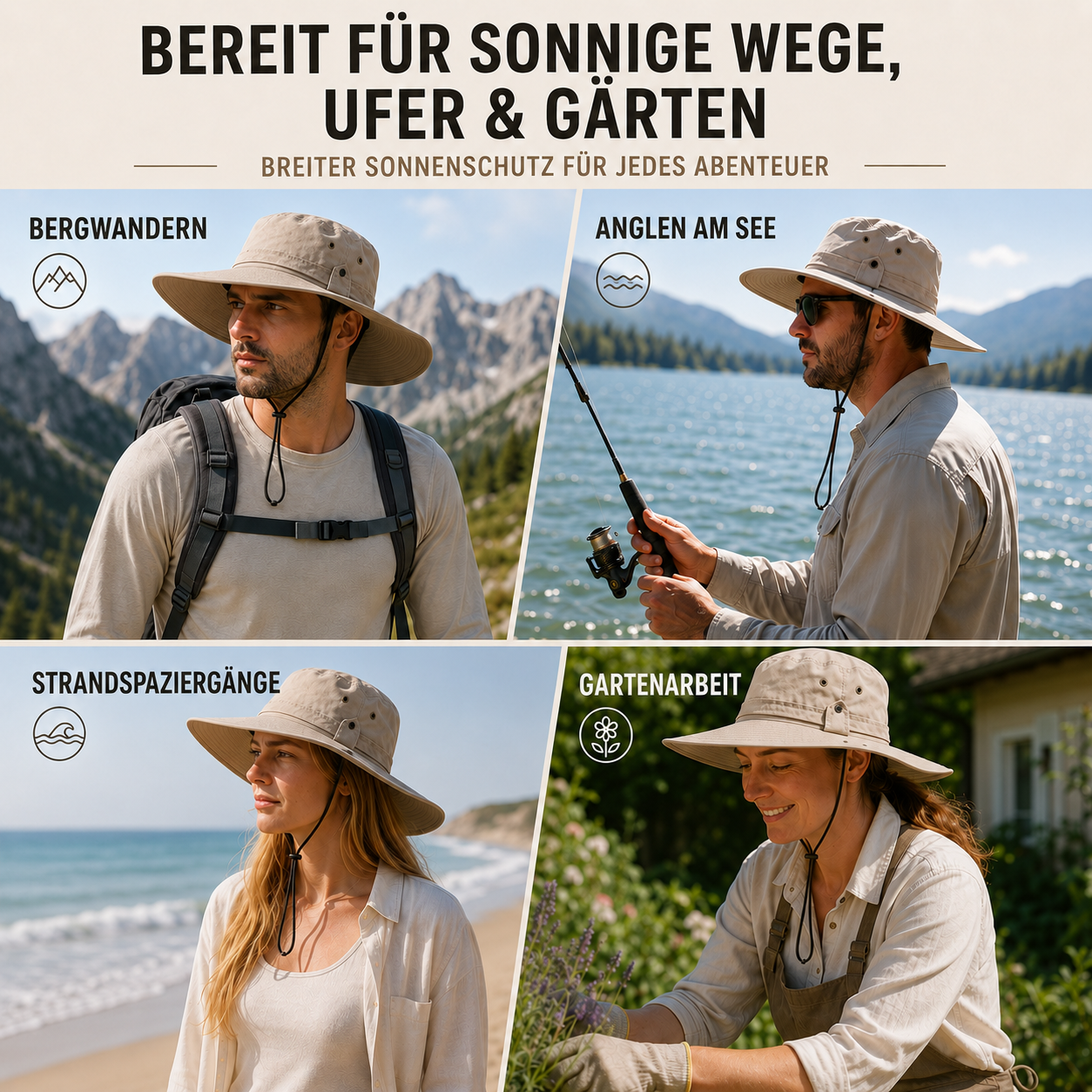 Celrien | Solbray Wide-Brim Sun Hat