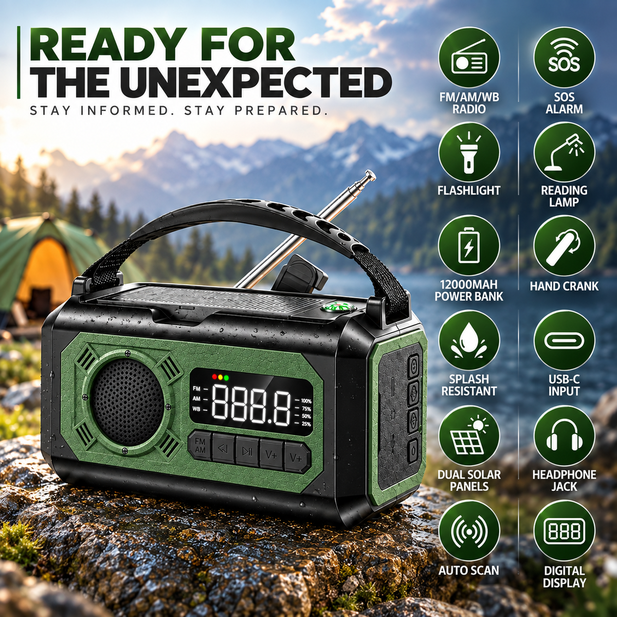 Celrien | Solivox Portable Emergency Radio Unit