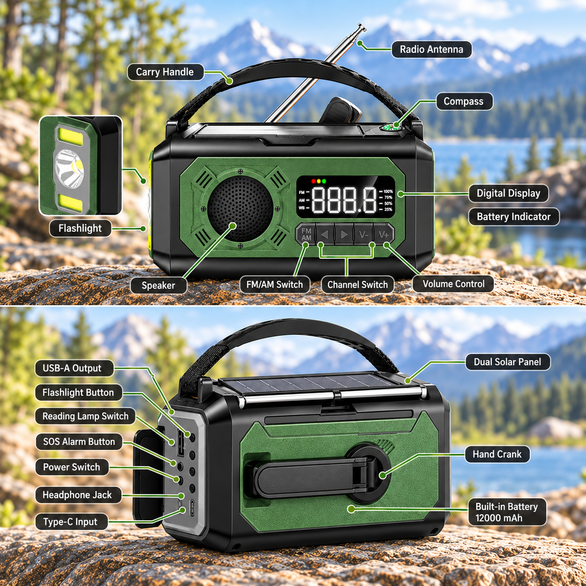 Celrien | Solivox Portable Emergency Radio Unit