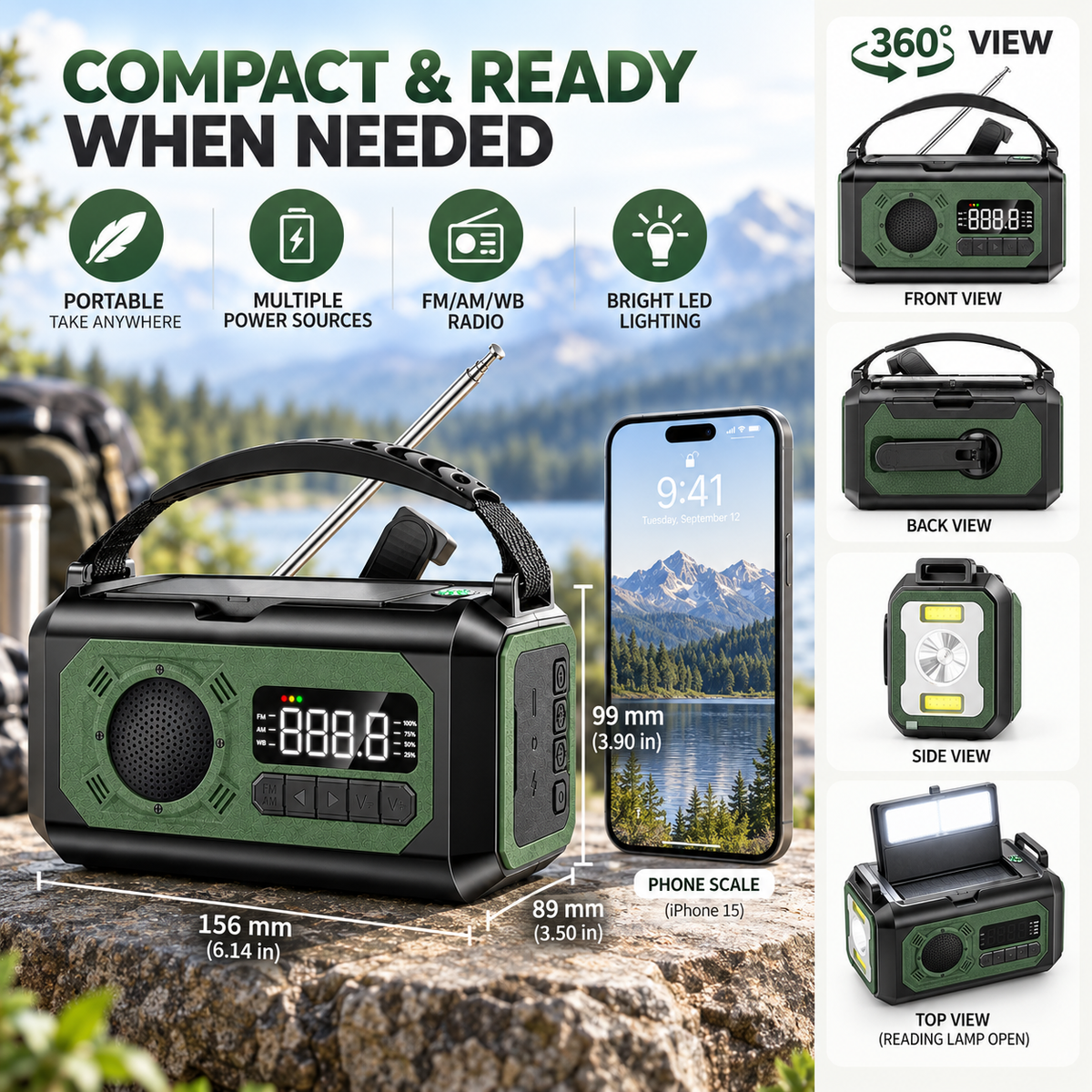Celrien | Solivox Portable Emergency Radio Unit