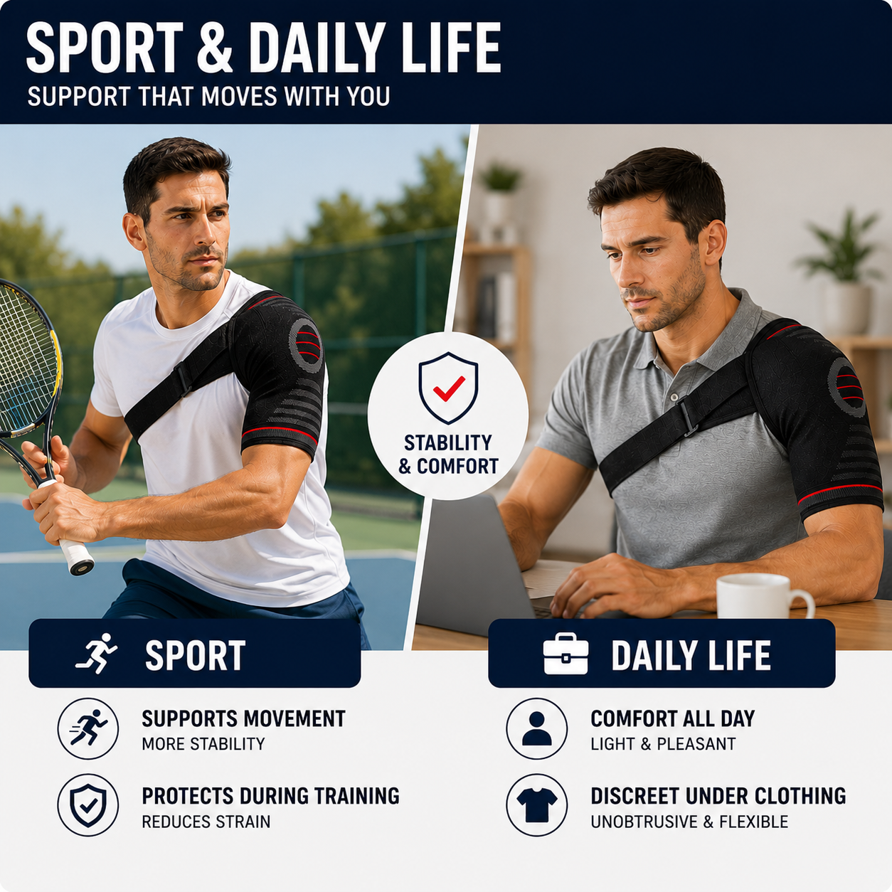 Celrien | Sollara Adjustable Shoulder Brace