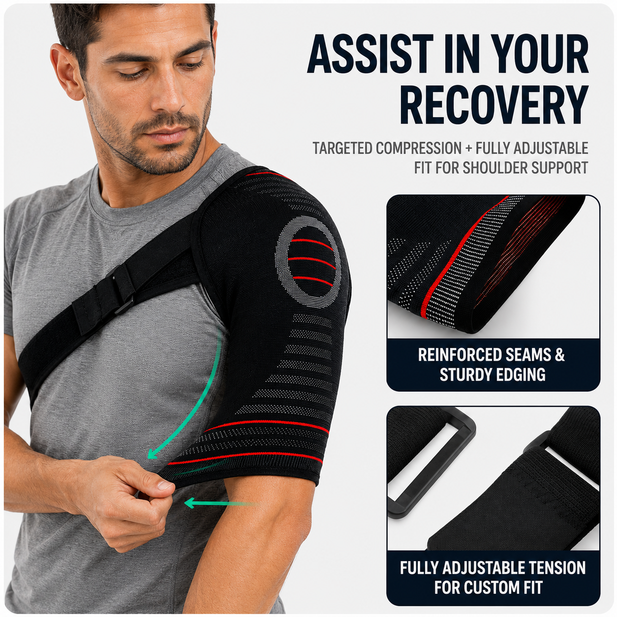 Celrien | Sollara Adjustable Shoulder Brace