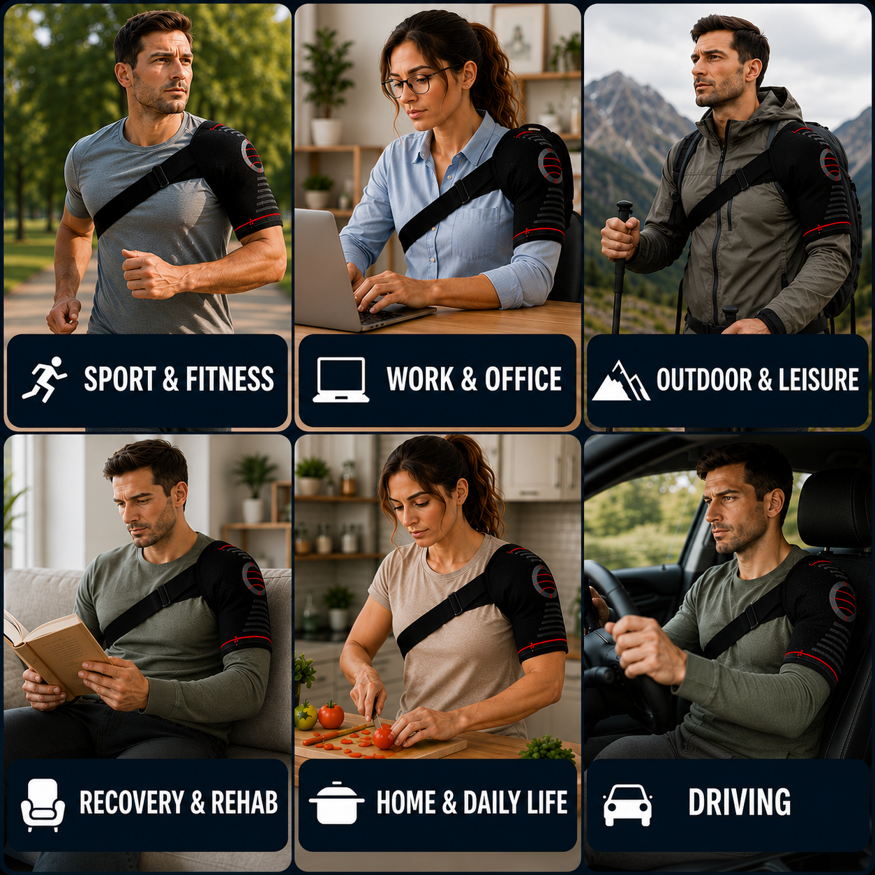 Celrien | Sollara Adjustable Shoulder Brace