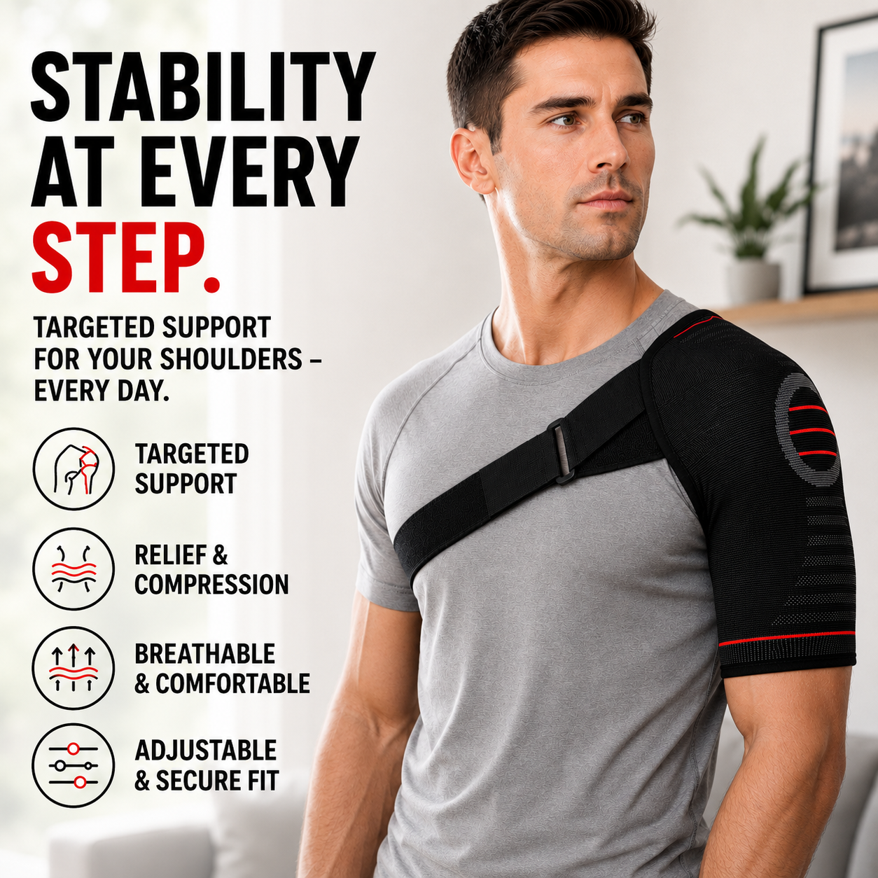 Celrien | Sollara Adjustable Shoulder Brace