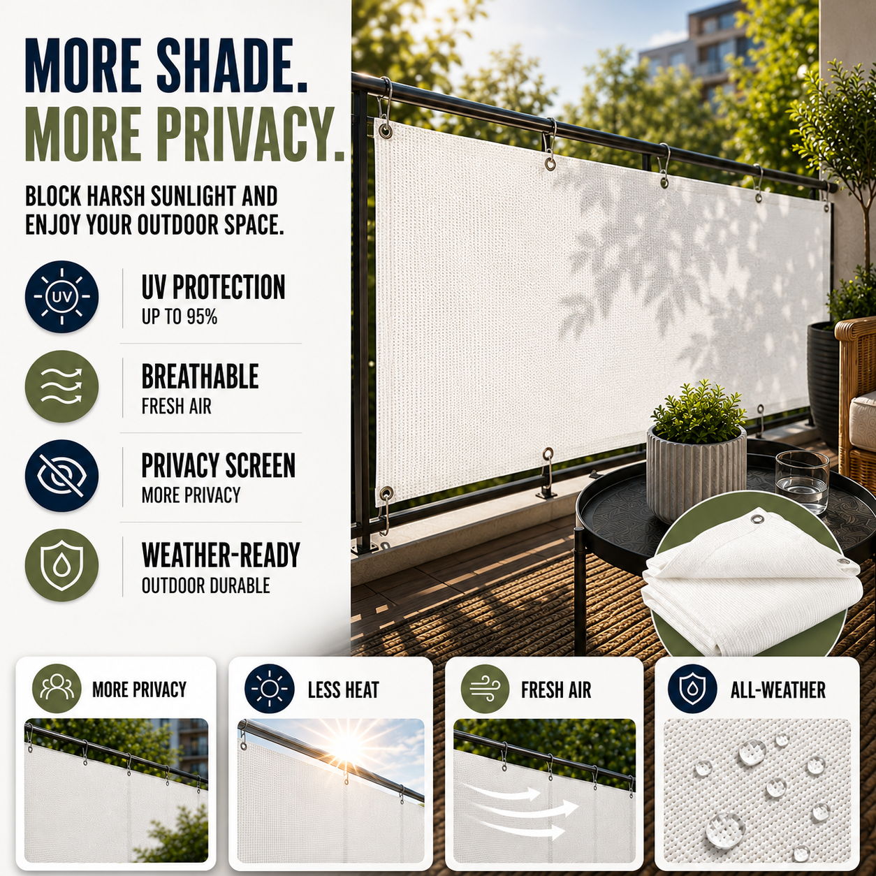 Celrien | Solvaneer High Coverage Shade Sail