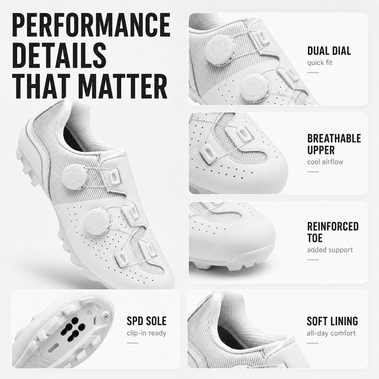 Celrien | Sprintlock Self-Locking SPD Road Cycling Shoe