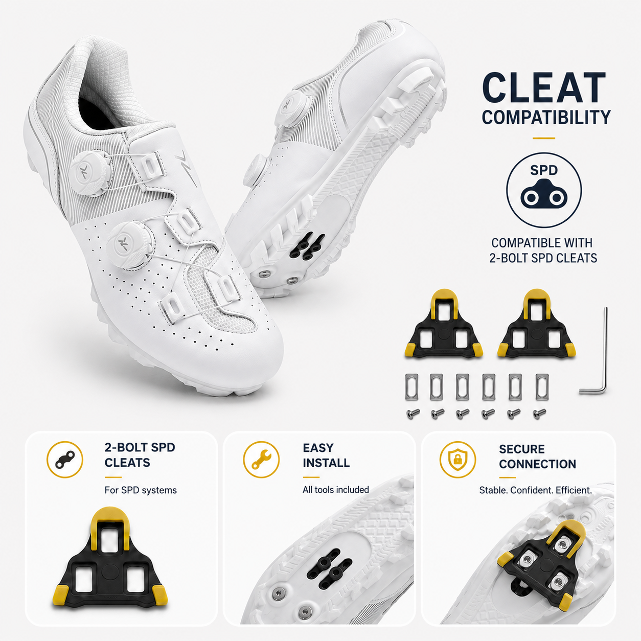 Celrien | Sprintlock Self-Locking SPD Road Cycling Shoe