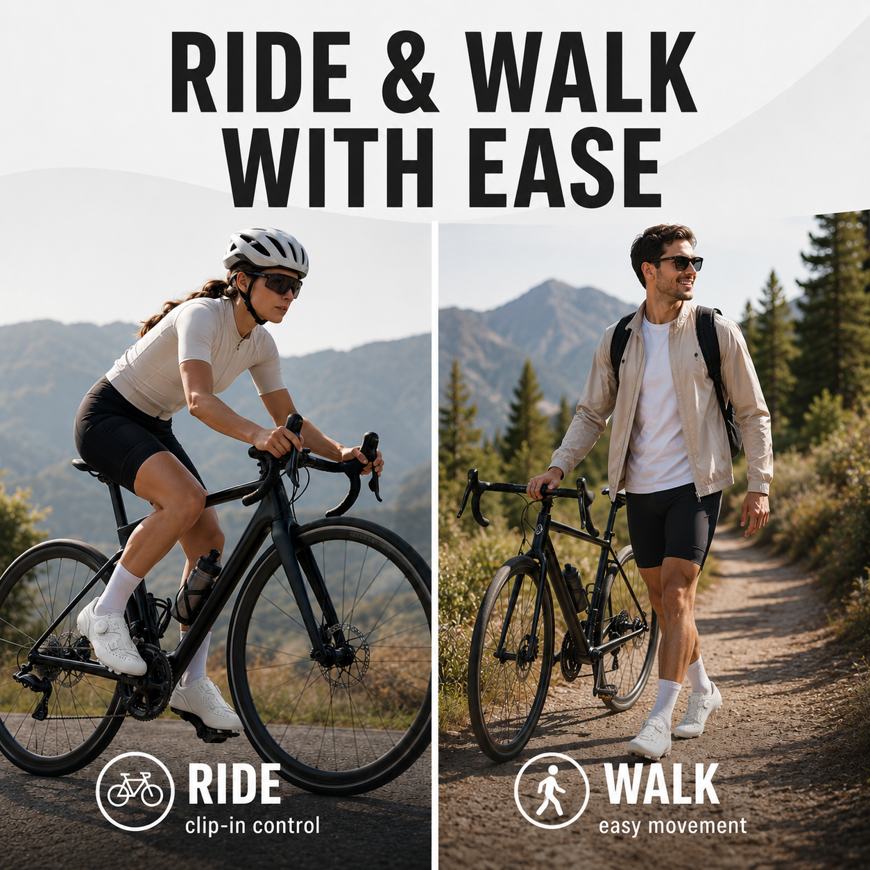Celrien | Sprintlock Self-Locking SPD Road Cycling Shoe