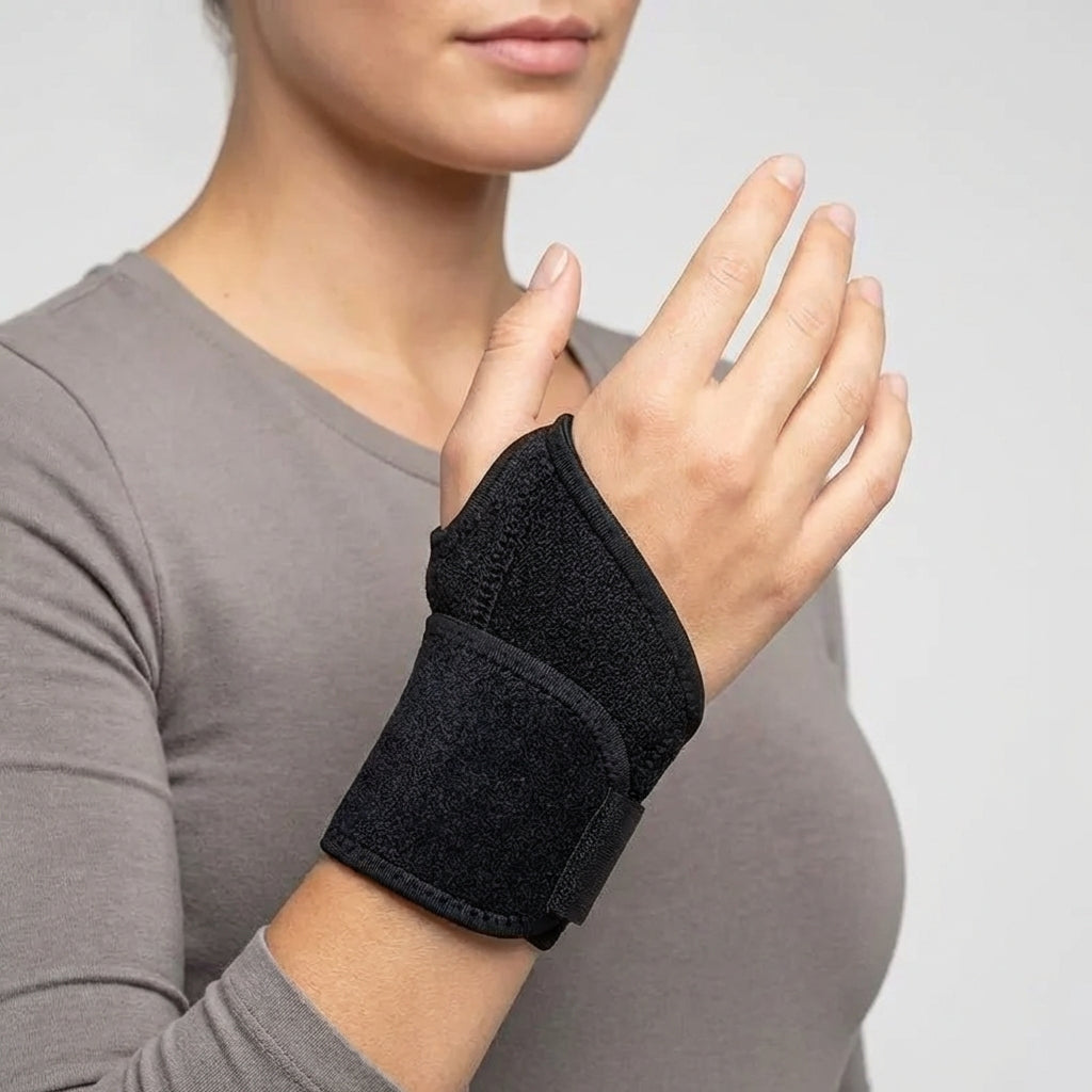Adjustable wrist support brace for sports and everyday wear