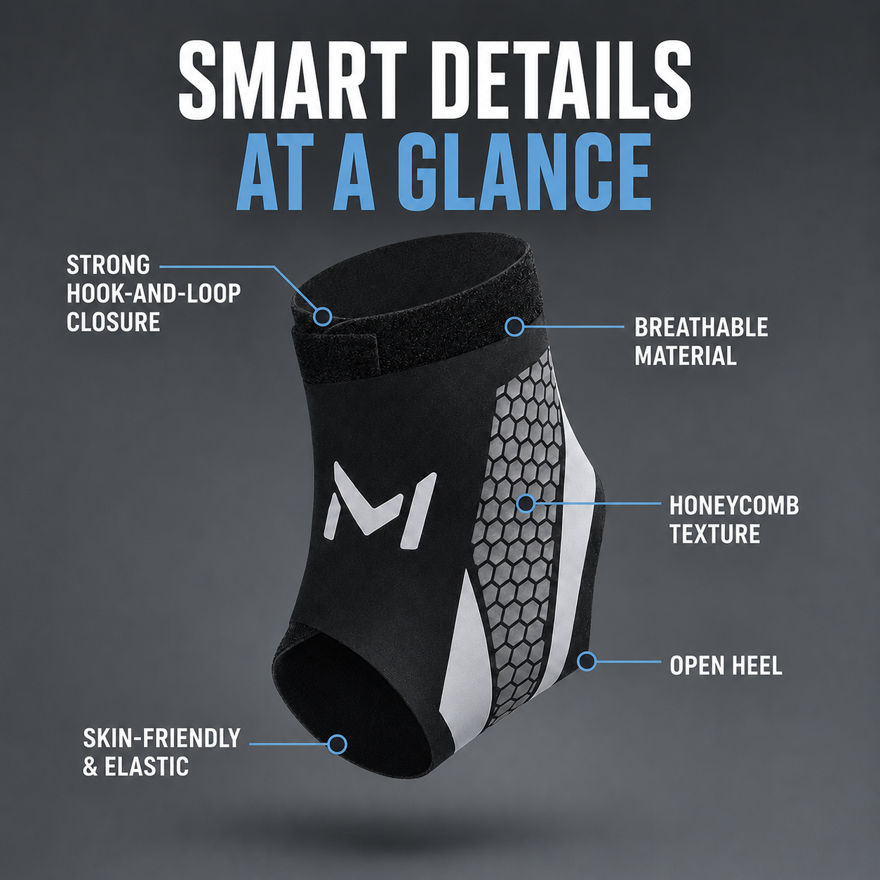 Celrien | StrideSentry Adjustable Ankle Support Sleeve