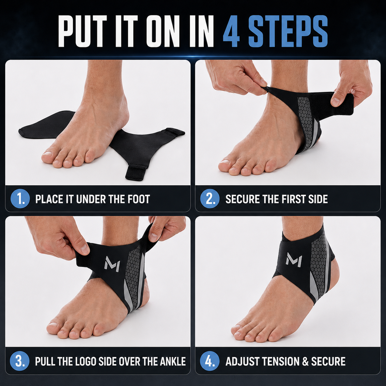 Celrien | StrideSentry Adjustable Ankle Support Sleeve