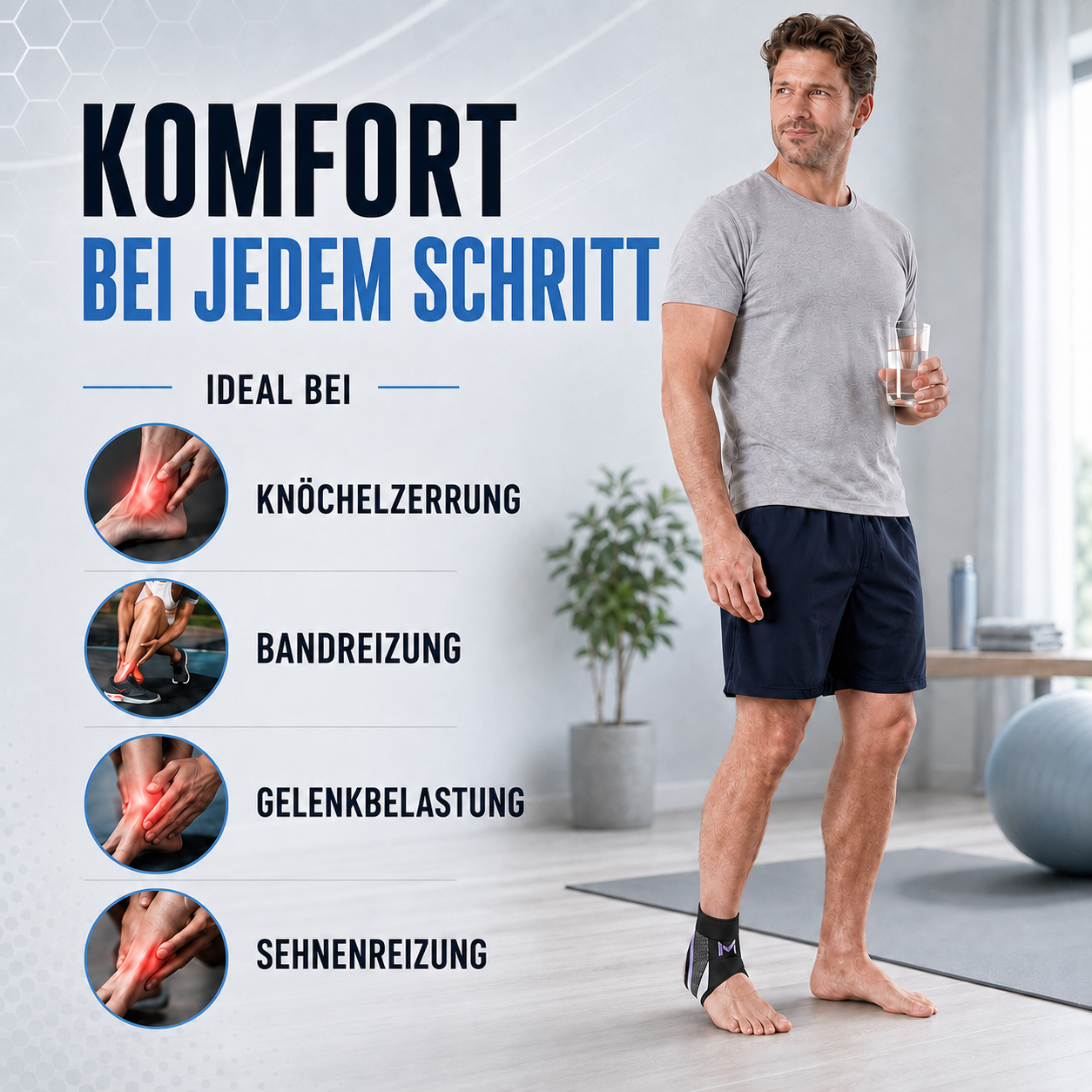 Celrien | StrideSentry Adjustable Ankle Support