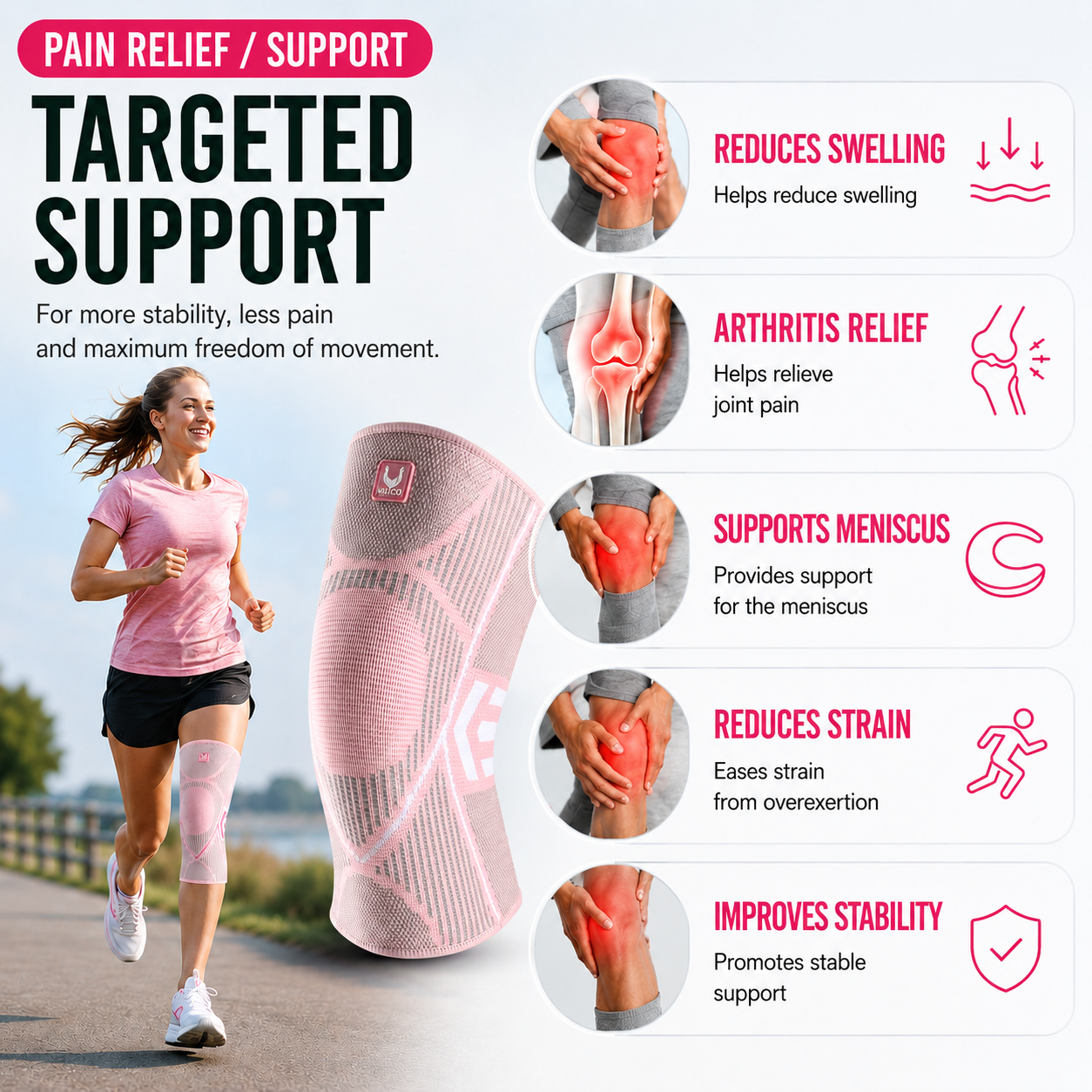 Celrien | Stridexia Compression Knee Sleeve
