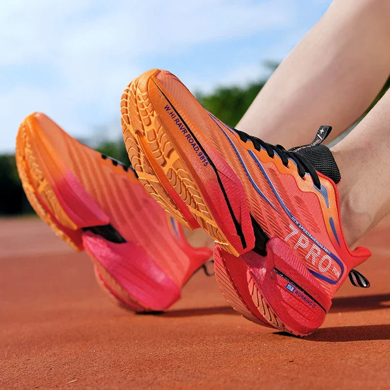 Men's low-top running shoe with lightweight cushioning and breathable upper