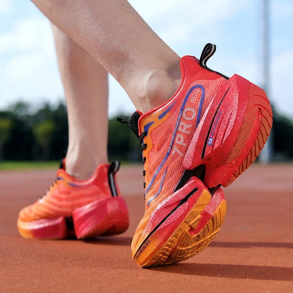 Men's low-top running shoe with lightweight cushioning and breathable upper