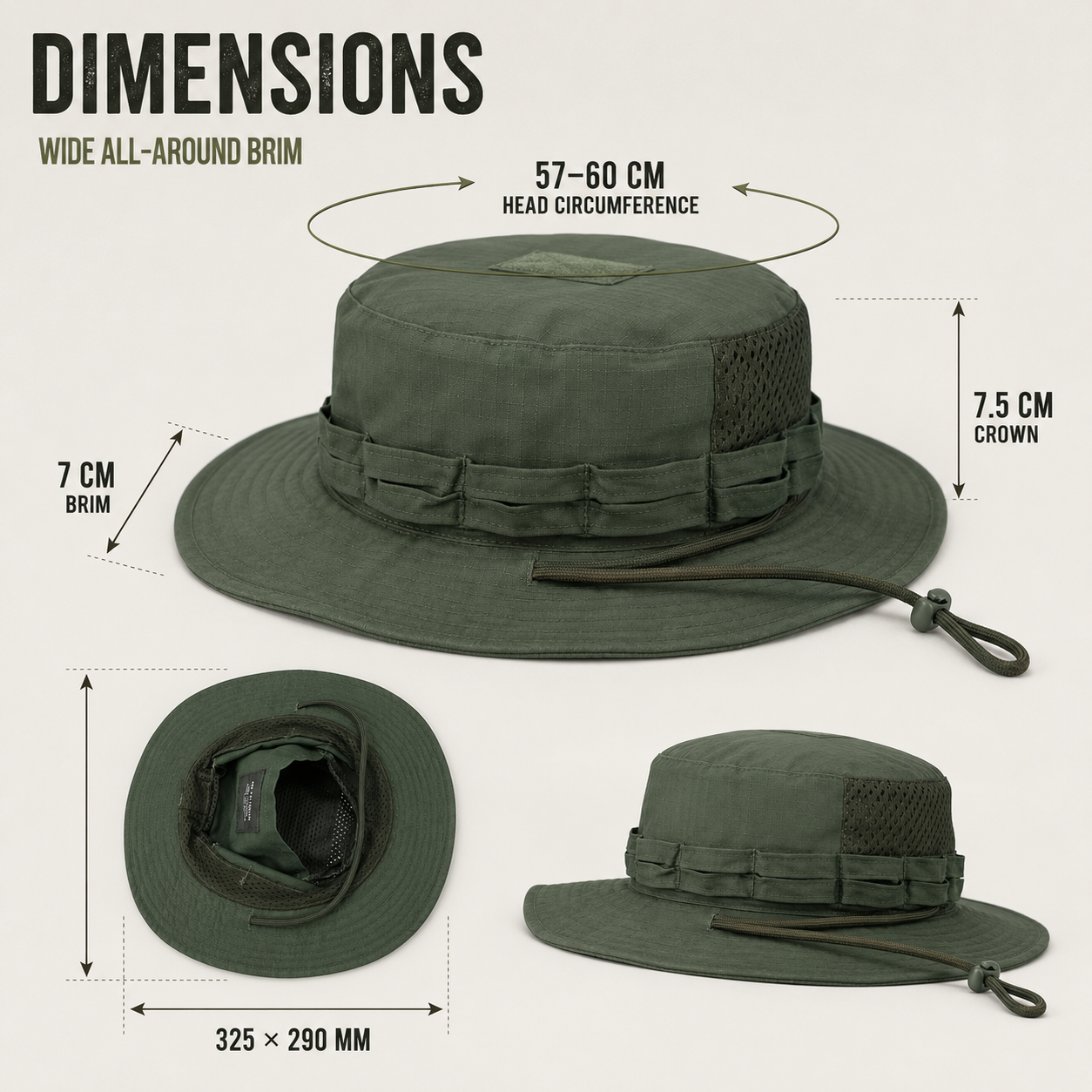 Celrien | Tacventu Wide-Brim Tactical Camouflage Bucket Hat