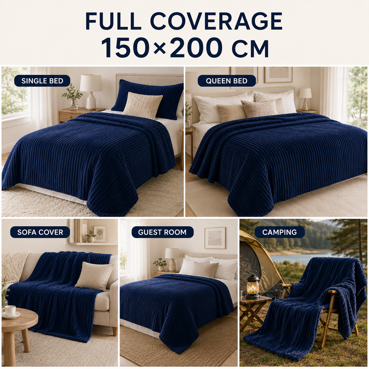 Celrien | Thick Coral Velvet Throw