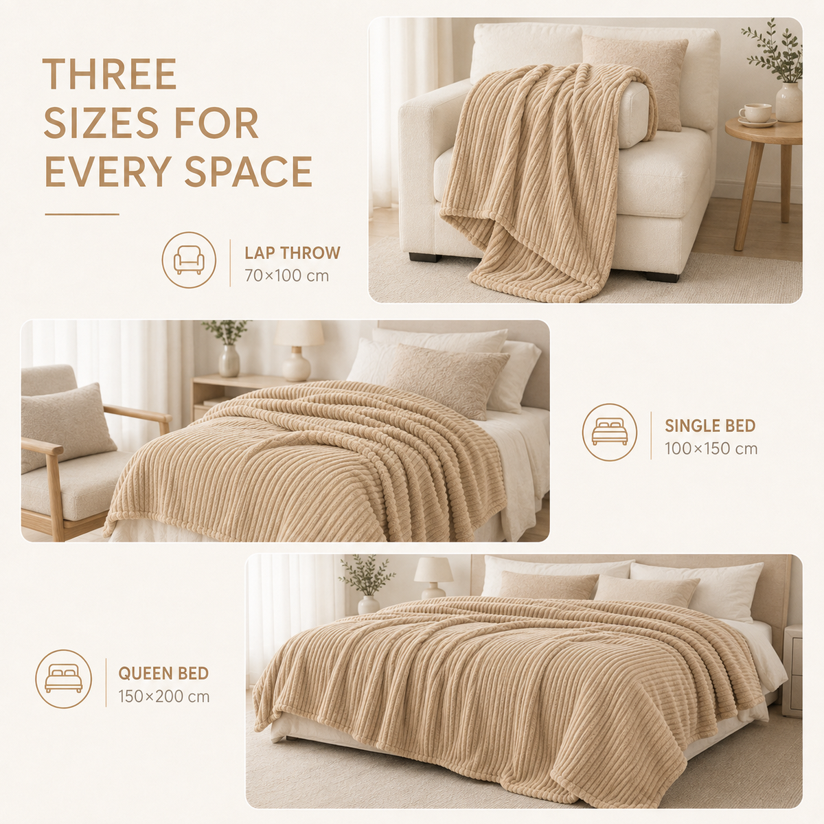 Celrien | Thick Coral Velvet Throw