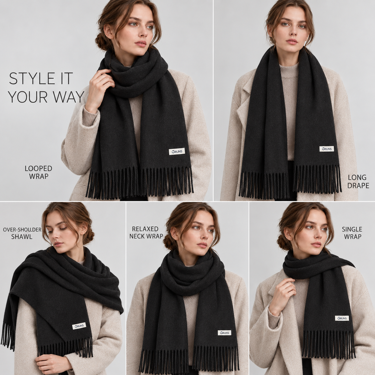 Celrien | Thick Winter Scarf