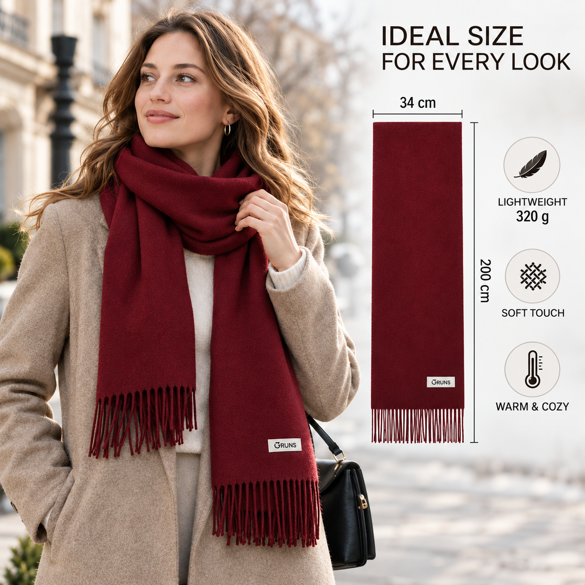 Celrien | Thick Winter Scarf