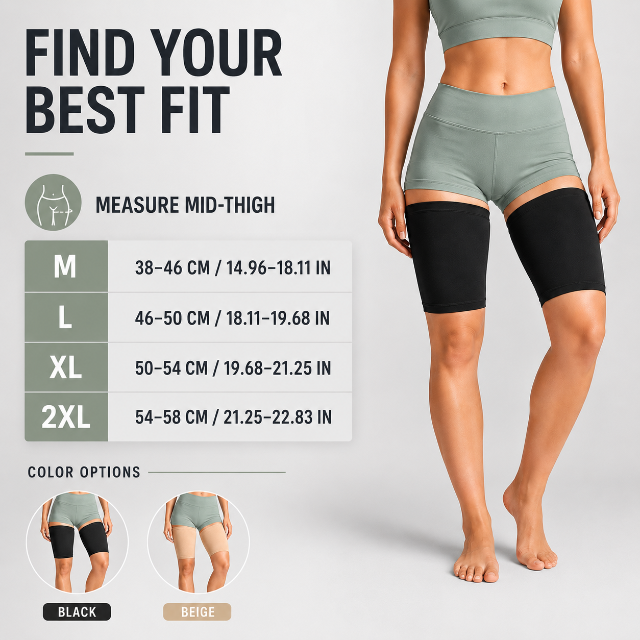Celrien | Thighraze Ultra-Flat Compression Thigh Band