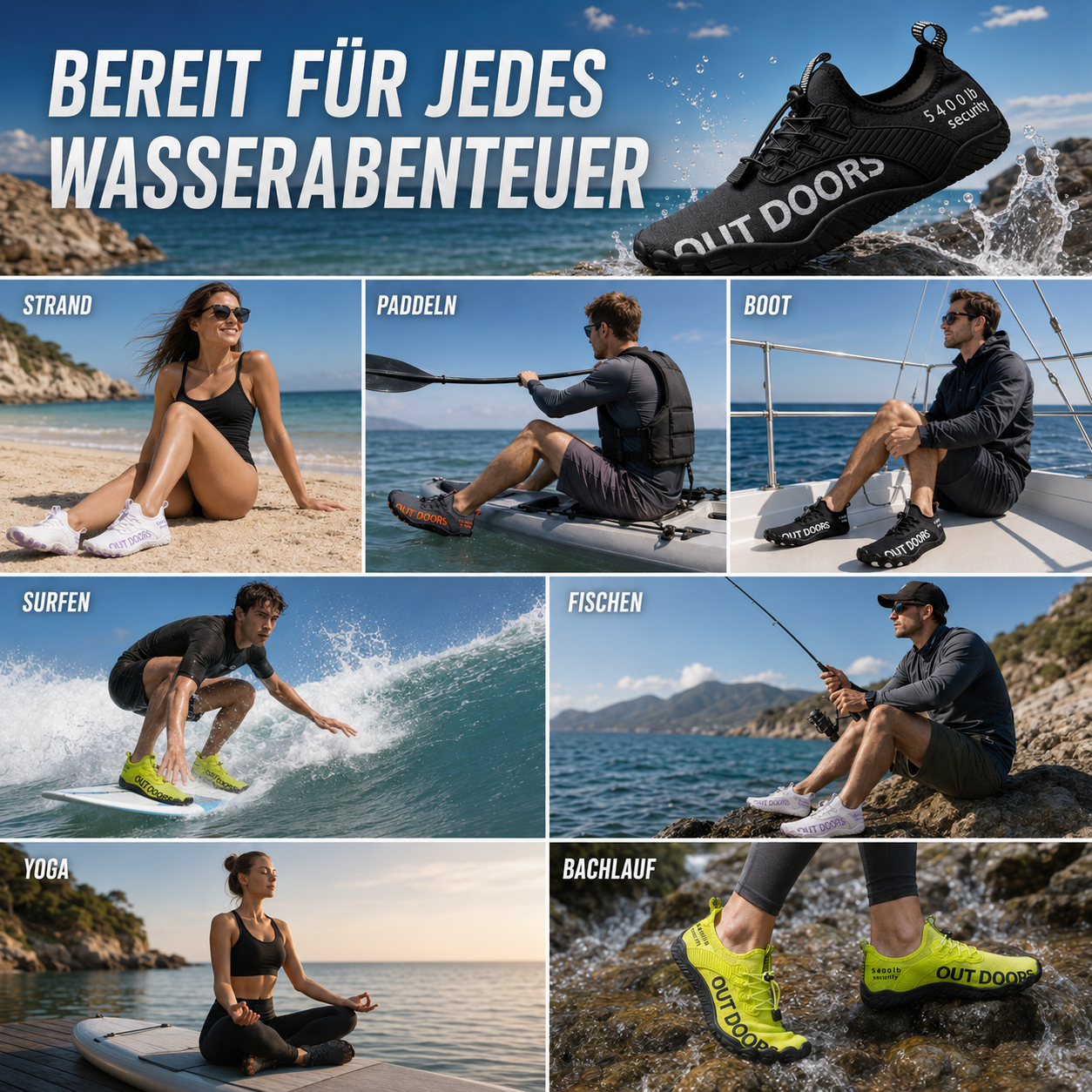 Celrien | Tidalstep Quick-Dry Barefoot Water Shoes