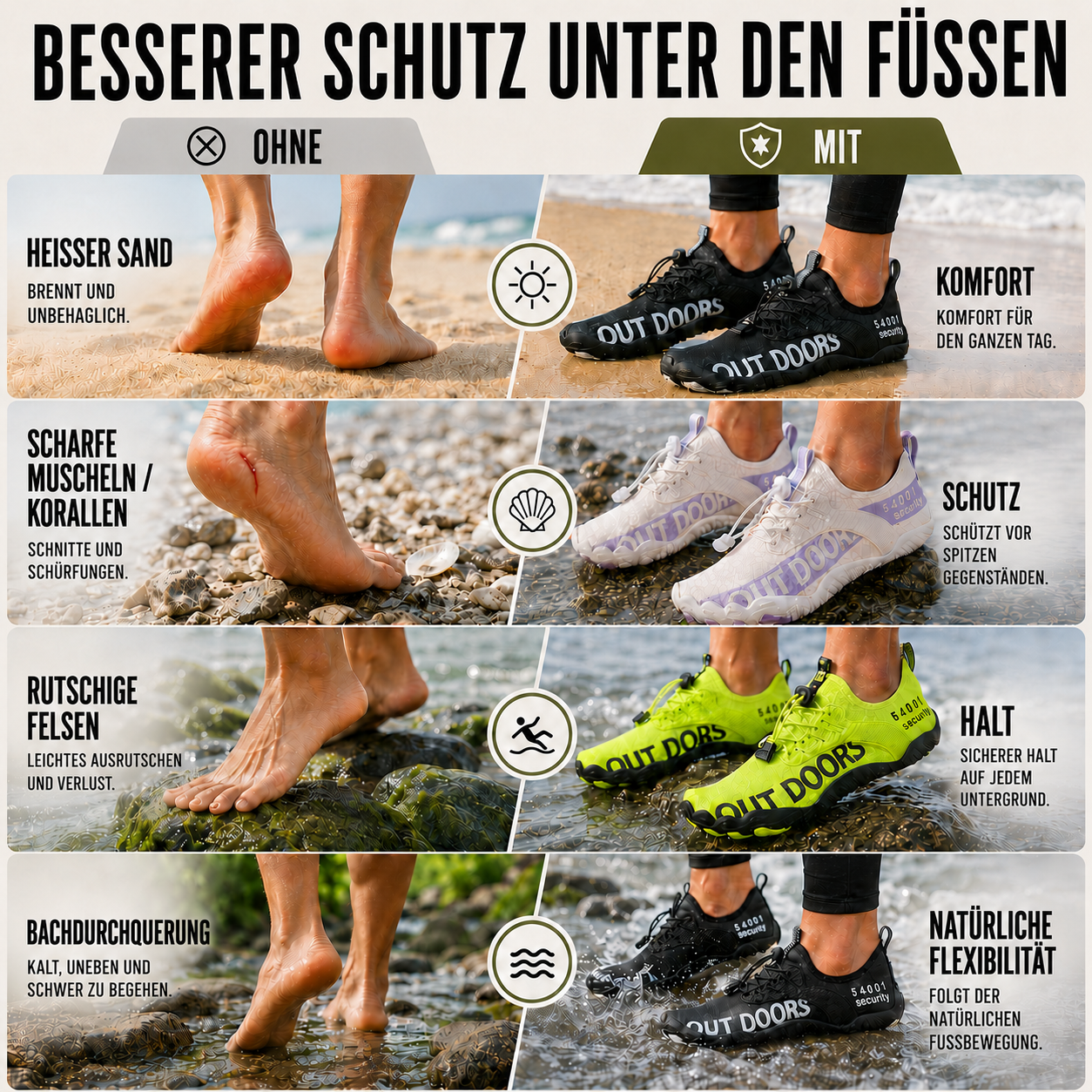 Celrien | Tidalstep Quick-Dry Barefoot Water Shoes
