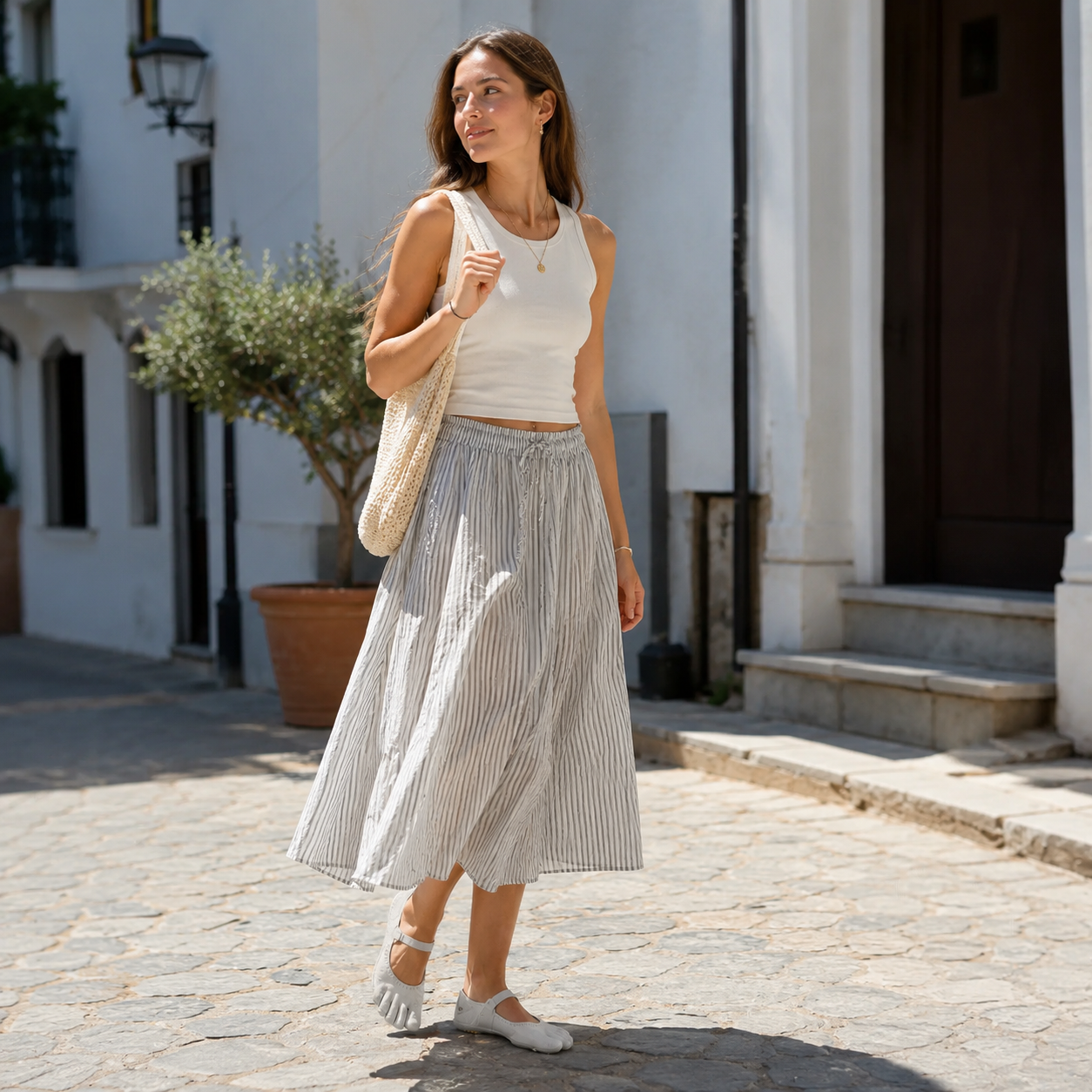 Celrien | Toevara Five-Toe Minimalist Flat Shoe