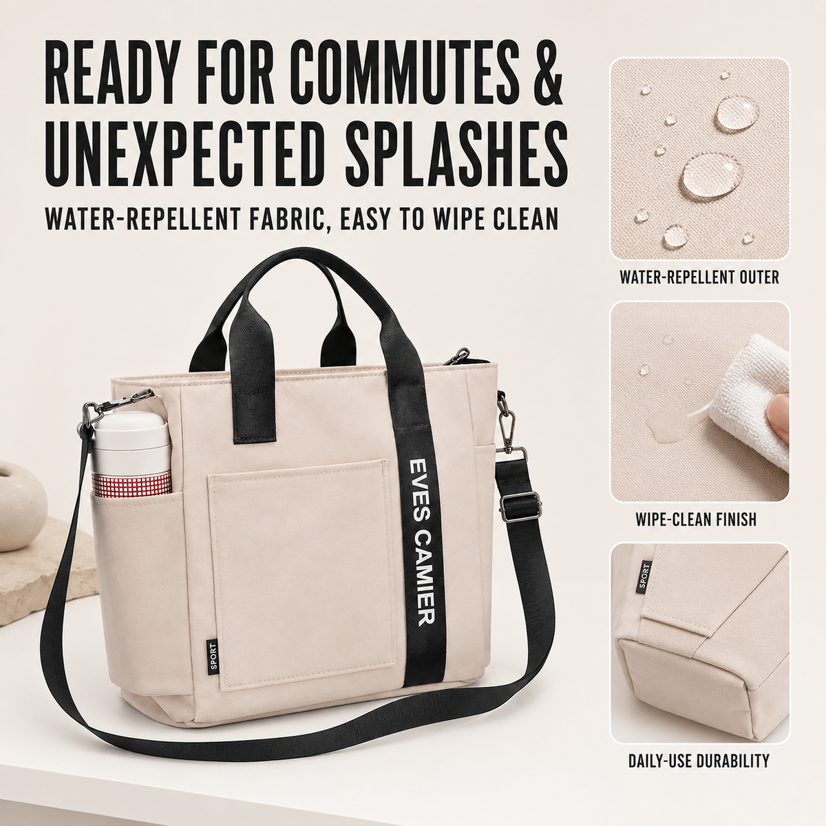 Celrien | Tottiva Large-Capacity Casual Tote Bag