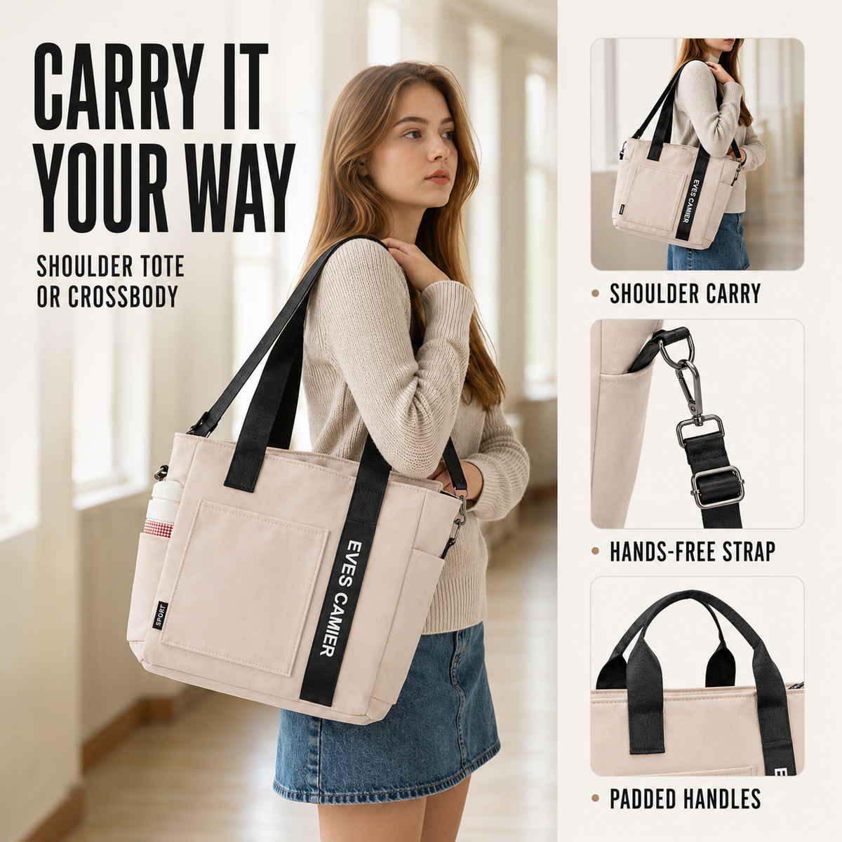 Celrien | Tottiva Large-Capacity Casual Tote Bag