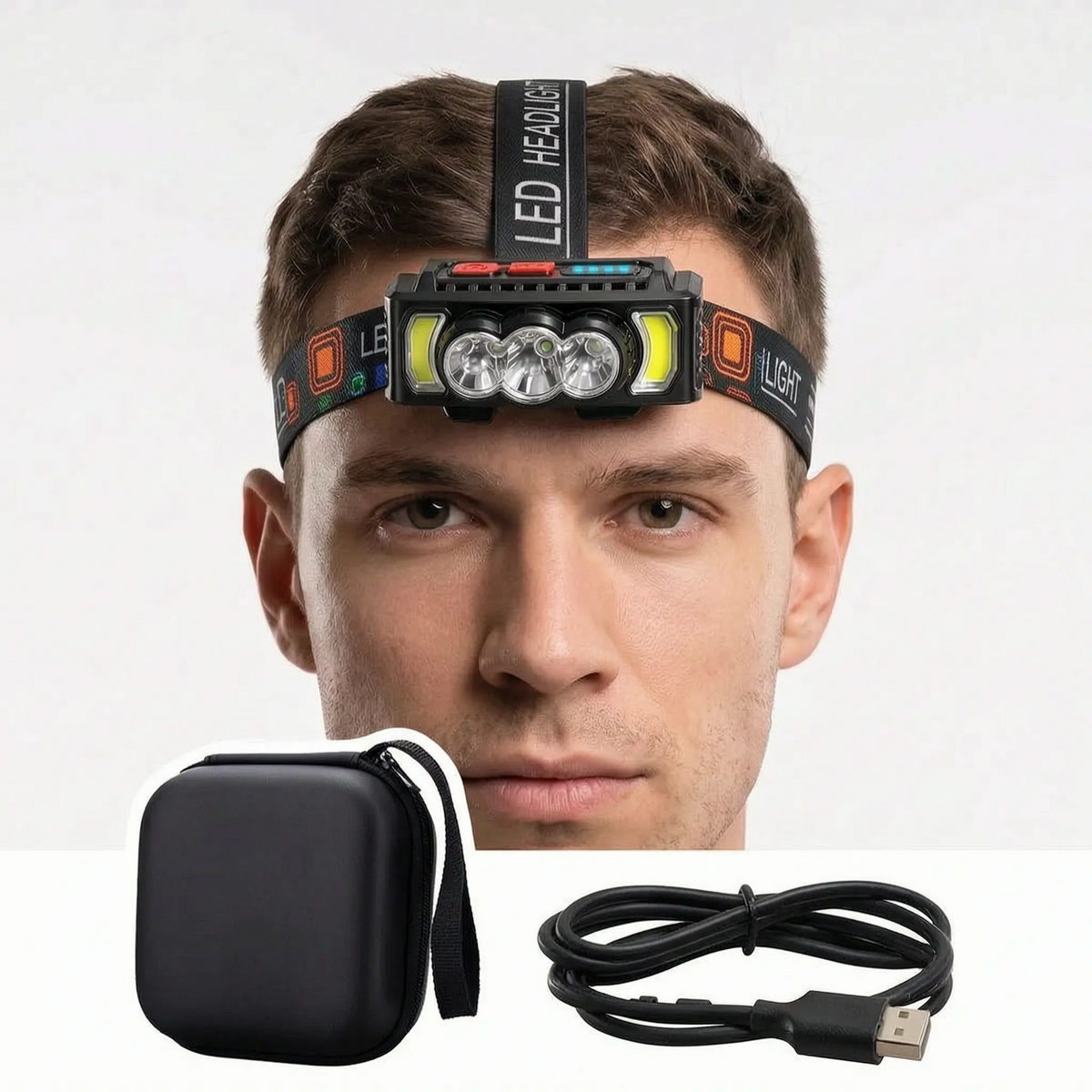 Nordspur | TrailBeam Rechargeable Headlamp Flashlight