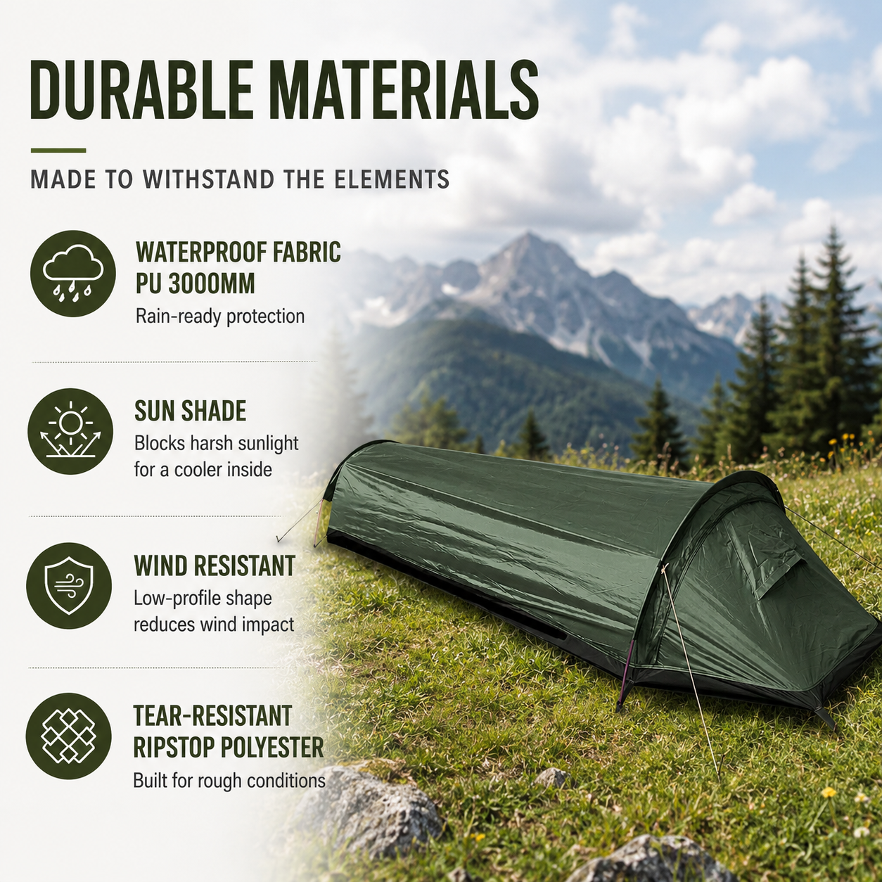Celrien | TrailLumen Single Person Tunnel Tent