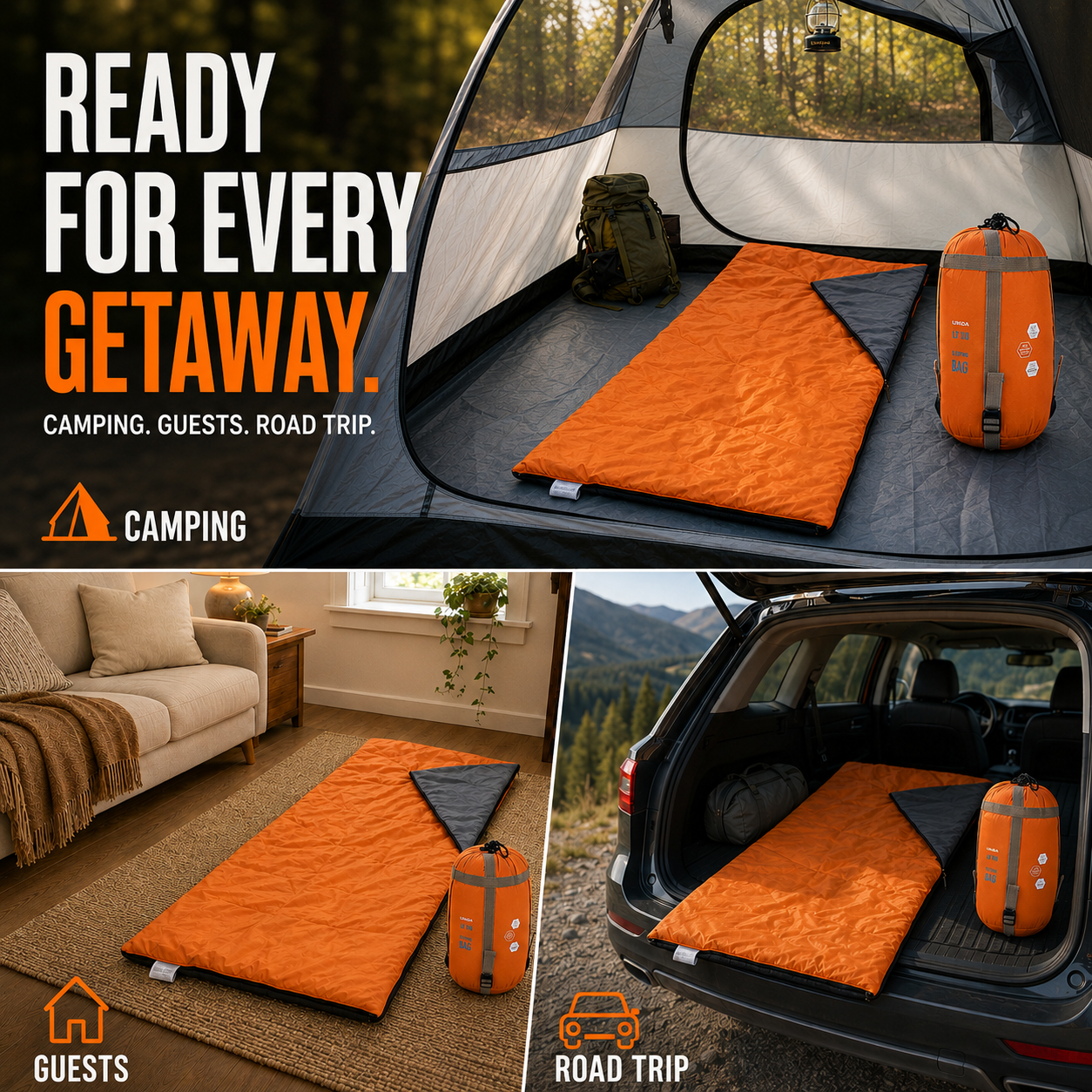 Celrien | TrailNest Envelope Style Sleeping Bag