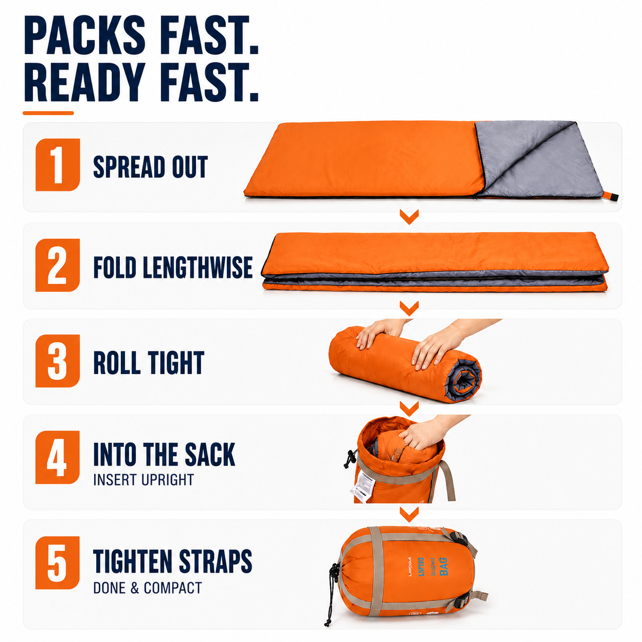 Celrien | TrailNest Envelope Style Sleeping Bag