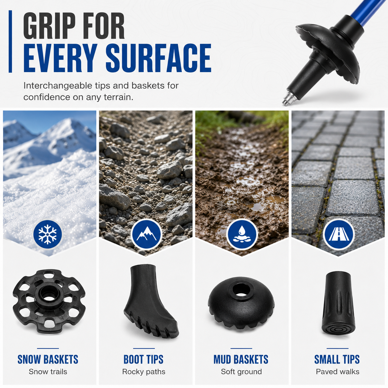 Celrien | Trailara Foldable Telescopic Trekking Pole