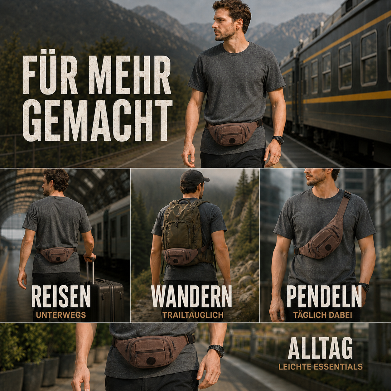 Celrien | Trailridge Lightweight Polyester Waist Bag