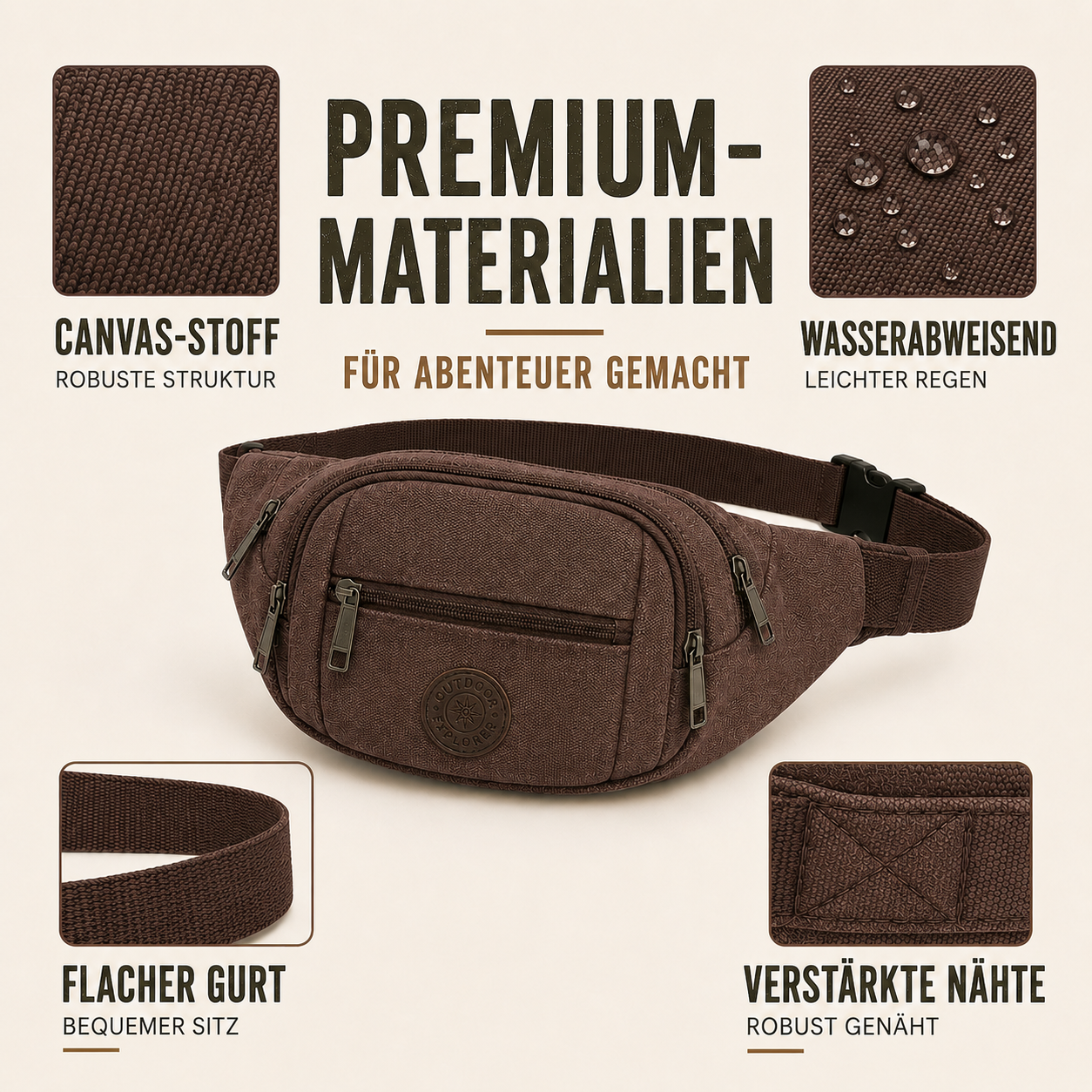 Celrien | Trailridge Lightweight Polyester Waist Bag