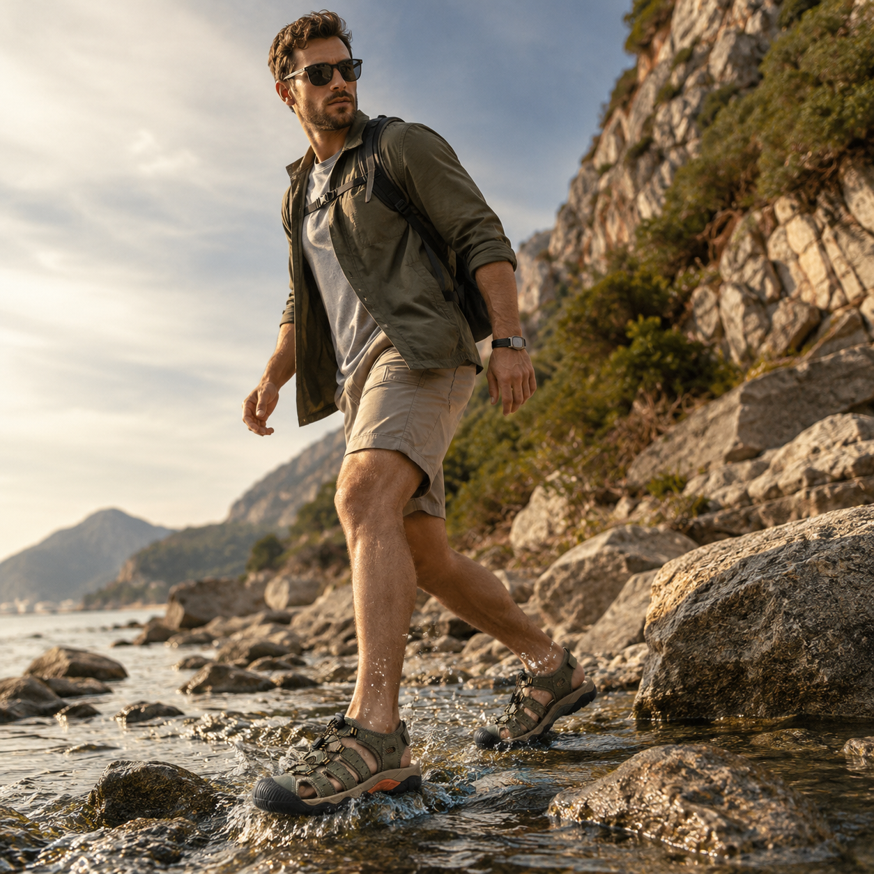 Celrien | Trailsole Breathable Open-Toe Hiking Sandal