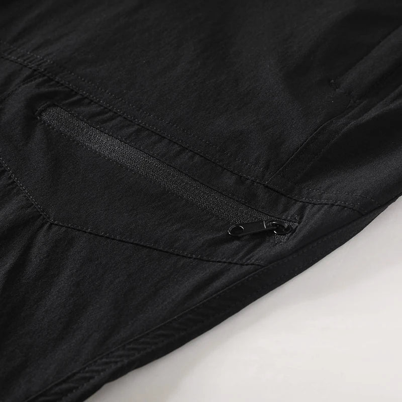 Men's hiking pants with four-way stretch cargo pockets quick-drying