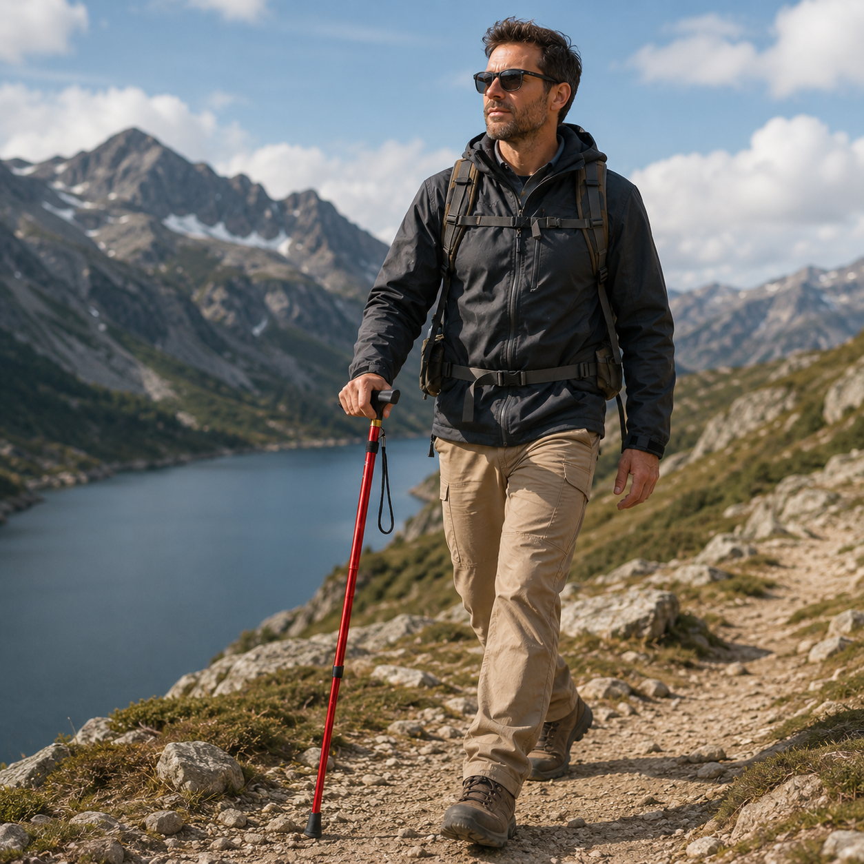 Celrien | Treklinx Five Section Folding Trekking Pole