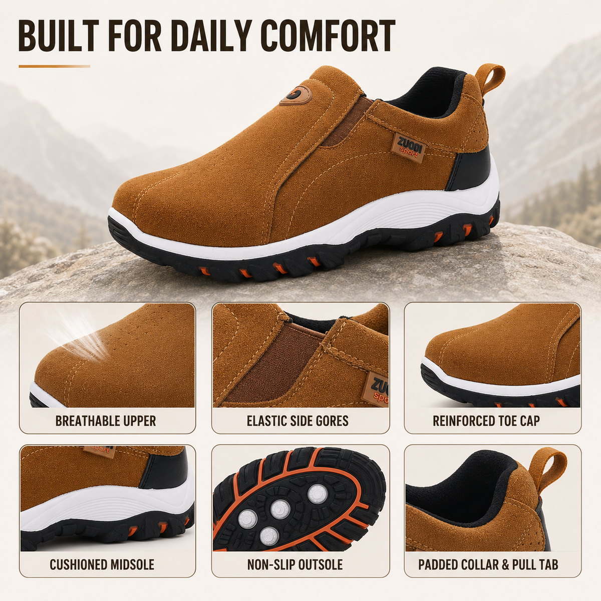 Celrien | Treklow Slip-On Casual Outdoor Shoe