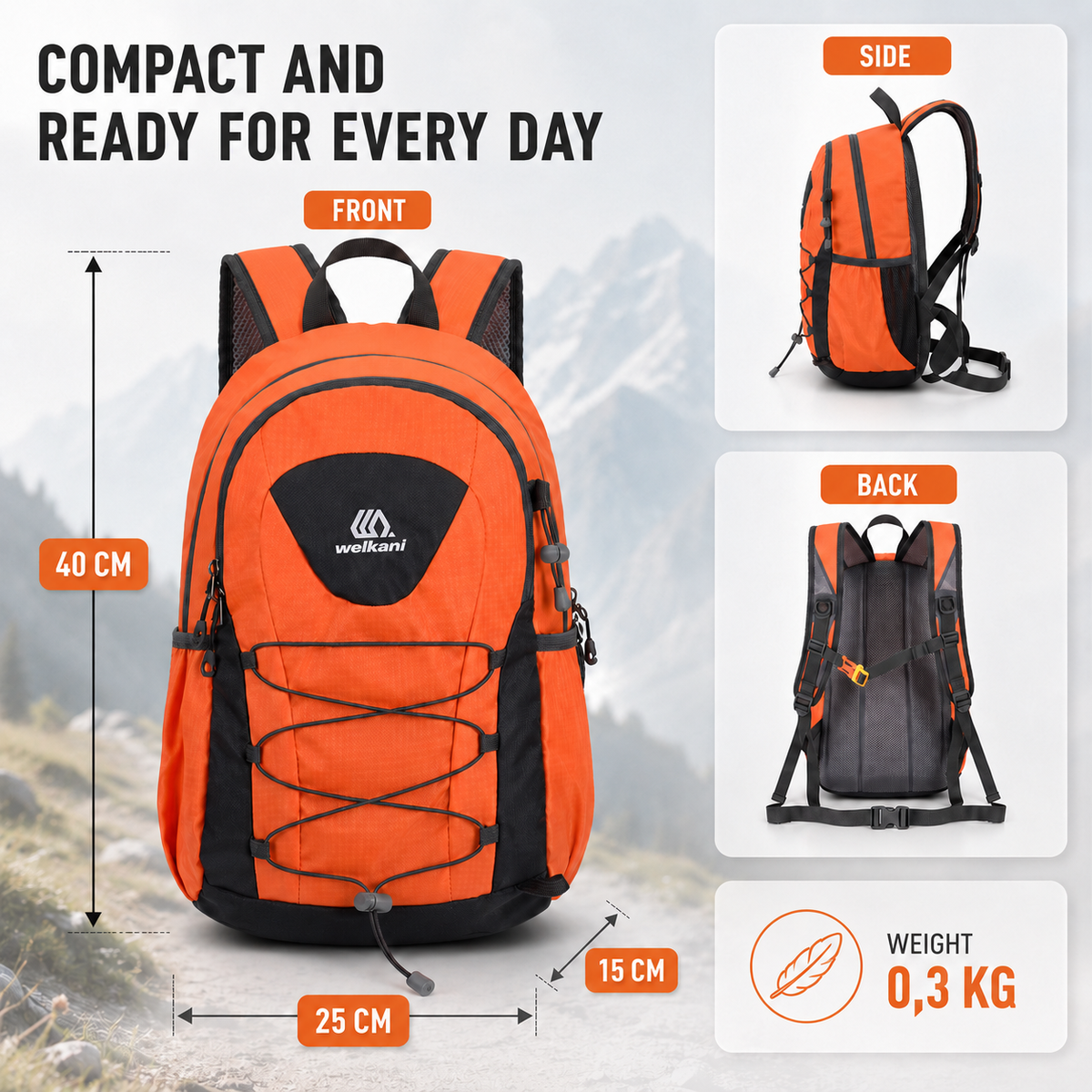 Celrien | Ultralight Day Backpack