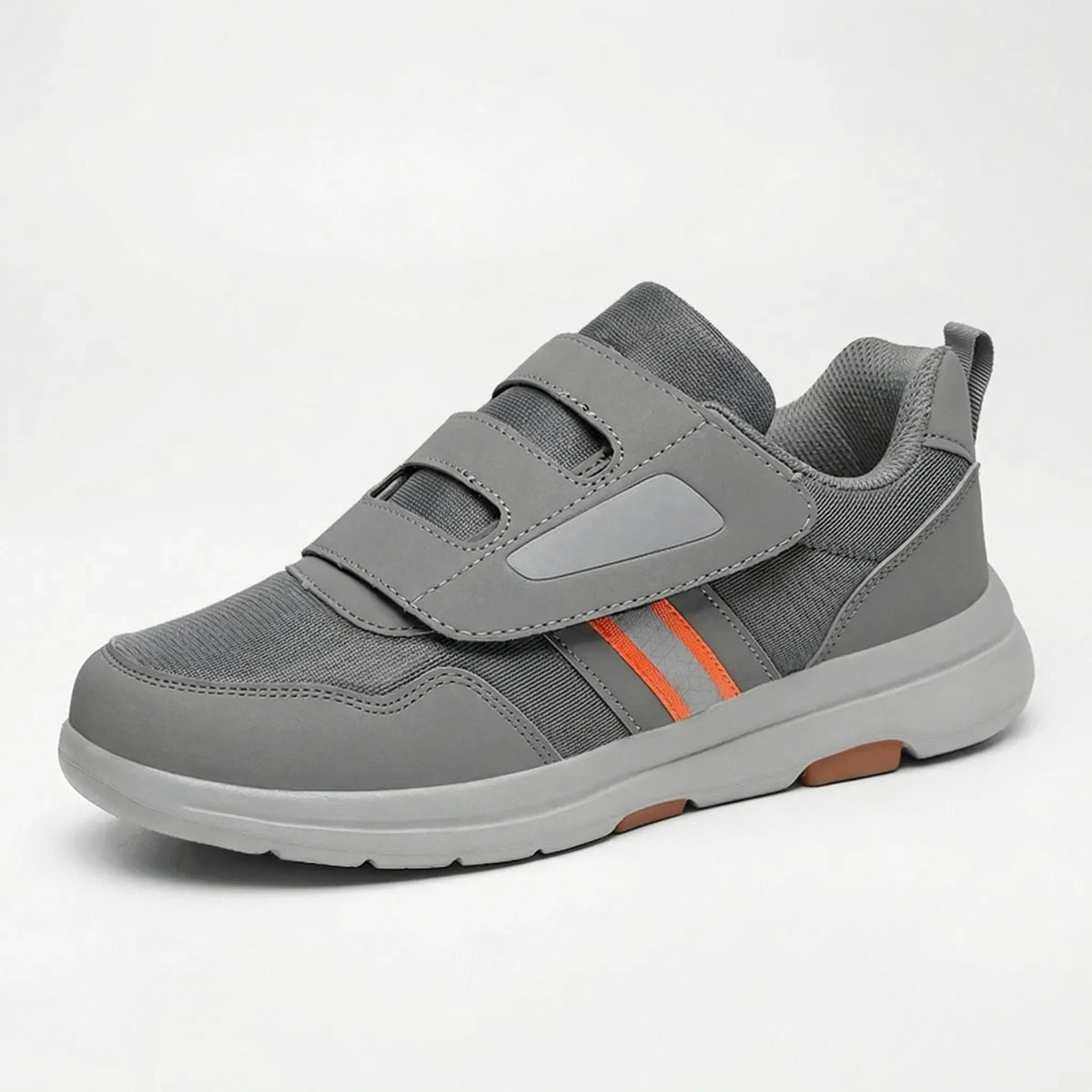 Orthopedic shoes with wide toe box and fully opening upper for easy on and off