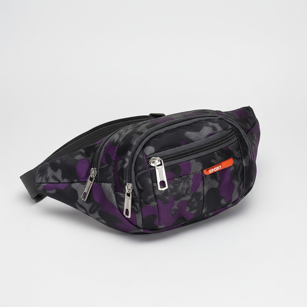 Shoulder bags camouflage nylon waist pack with adjustable strap