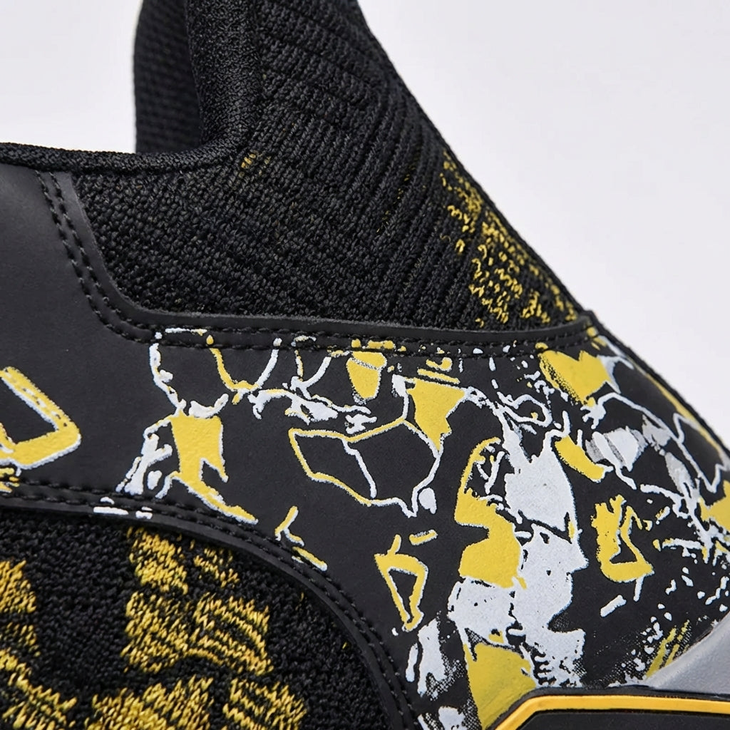 High-cut safety work boots with reinforced toe and puncture-resistant sole
