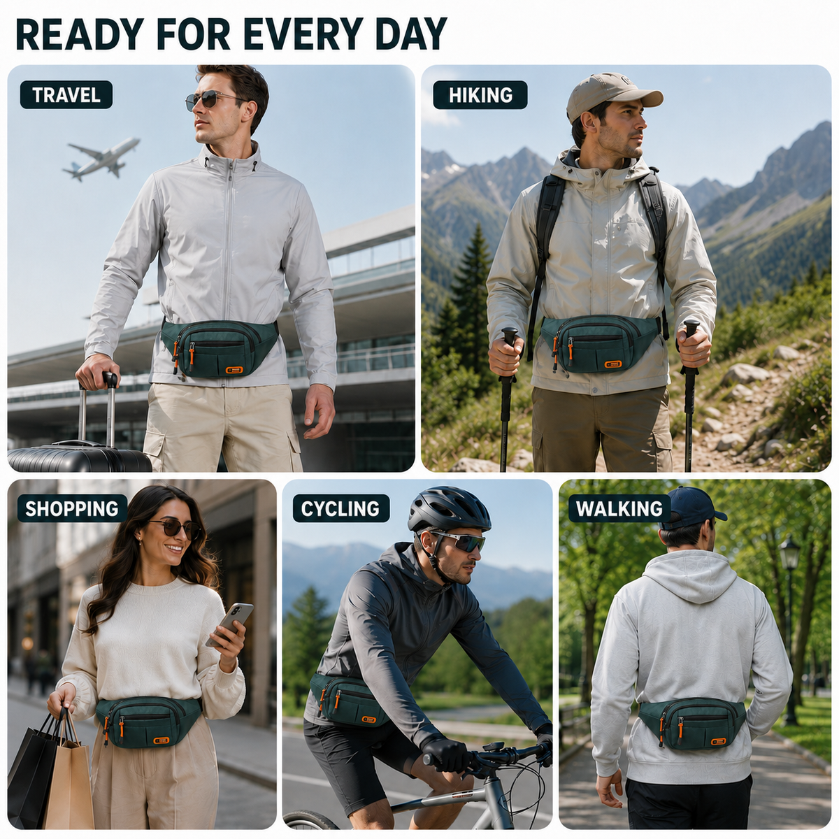 Celrien | Vaylax Water Resistant Waist Pack